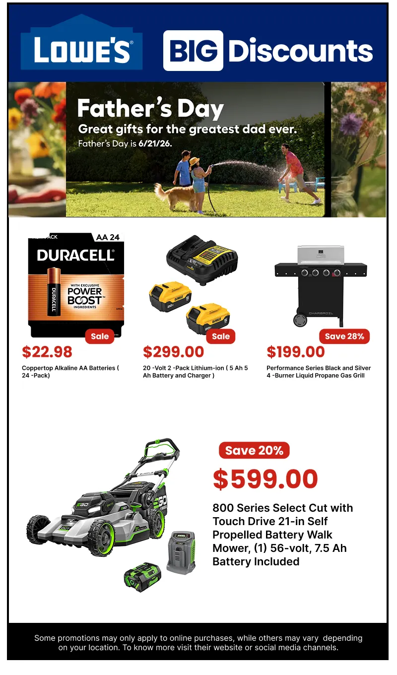Weekly ad Lowe's Sales from June 4 to June 23 2026 - Page 4