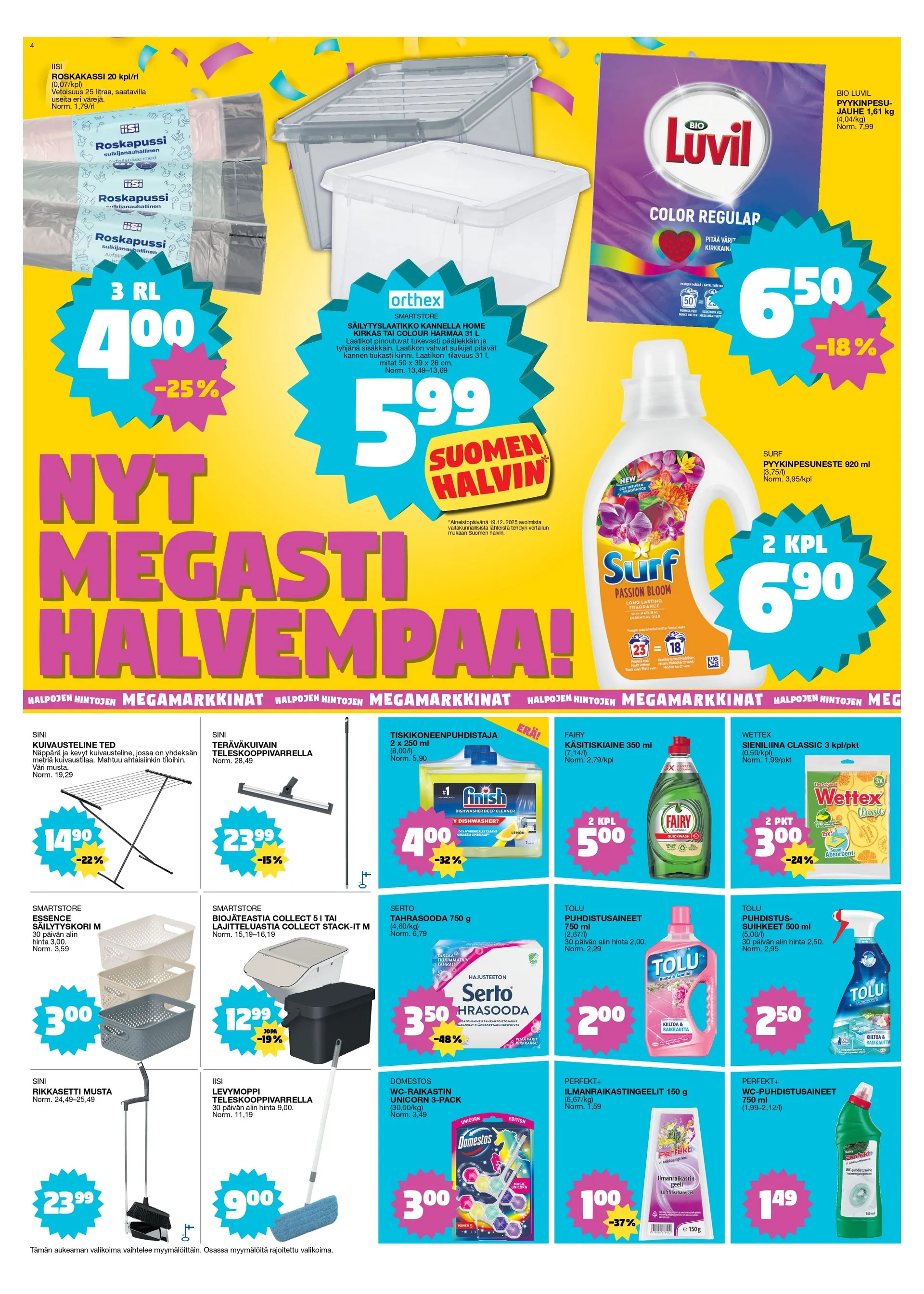 Tokmanni voimassa alkaen 12. tammikuuta - 18. tammikuuta 2026 - Tarjouslehti sivu 4
