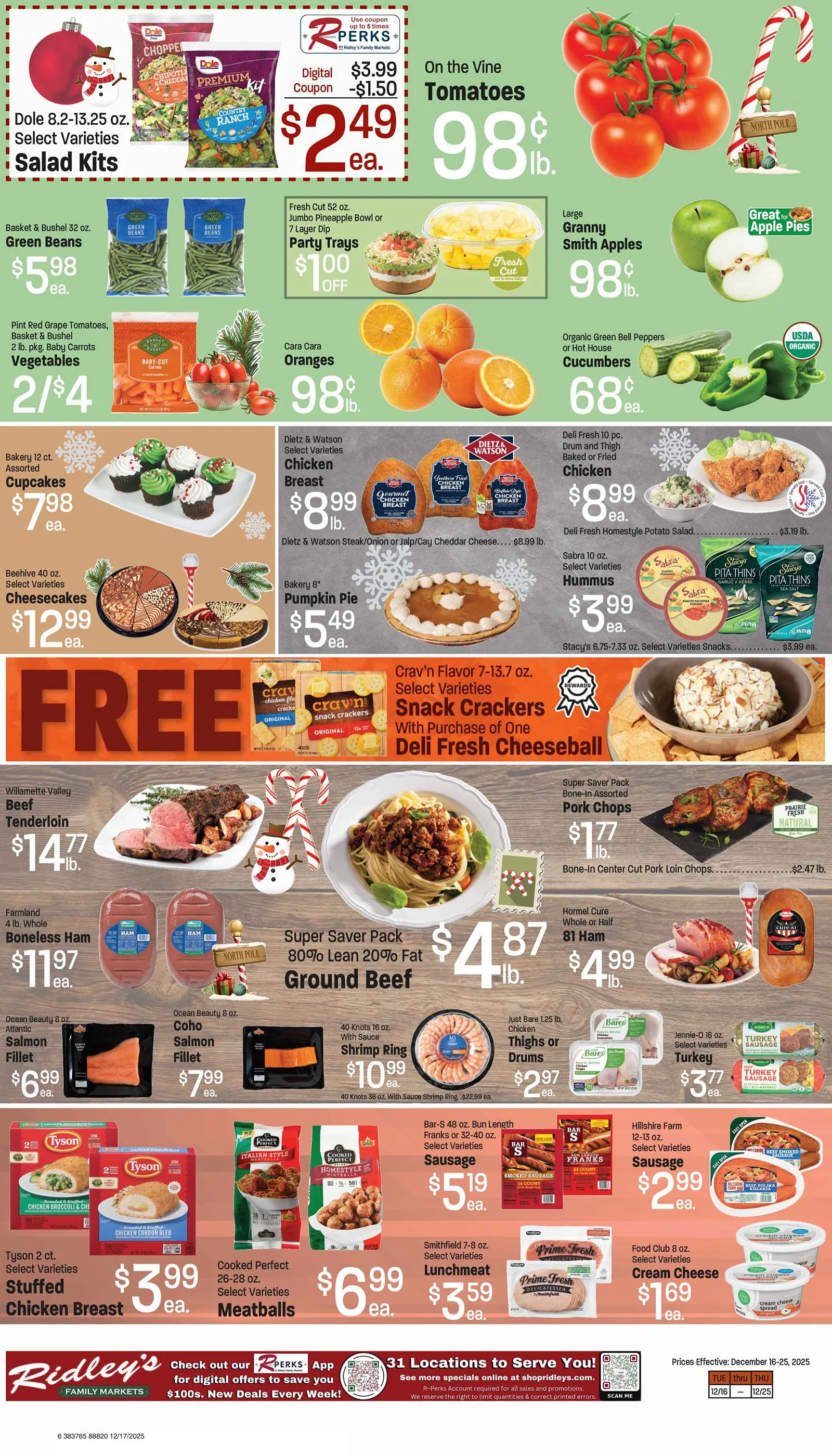 Weekly ad Ridley's Family Markets Sales from December 16 to December 25 2025 - Page 4