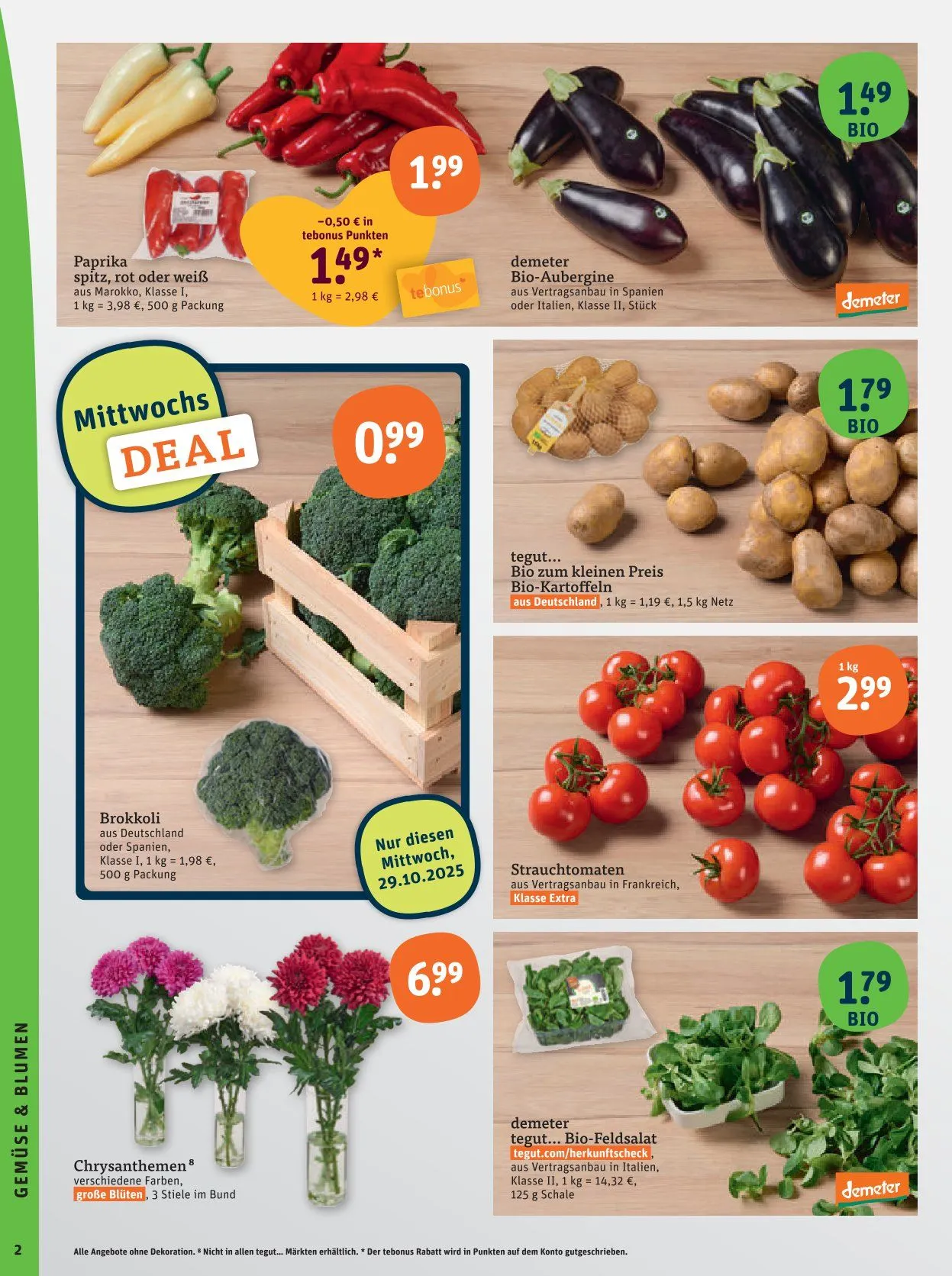tegut... Prospekte  von 31. Oktober bis 3. November 2025 - Prospekt seite 4