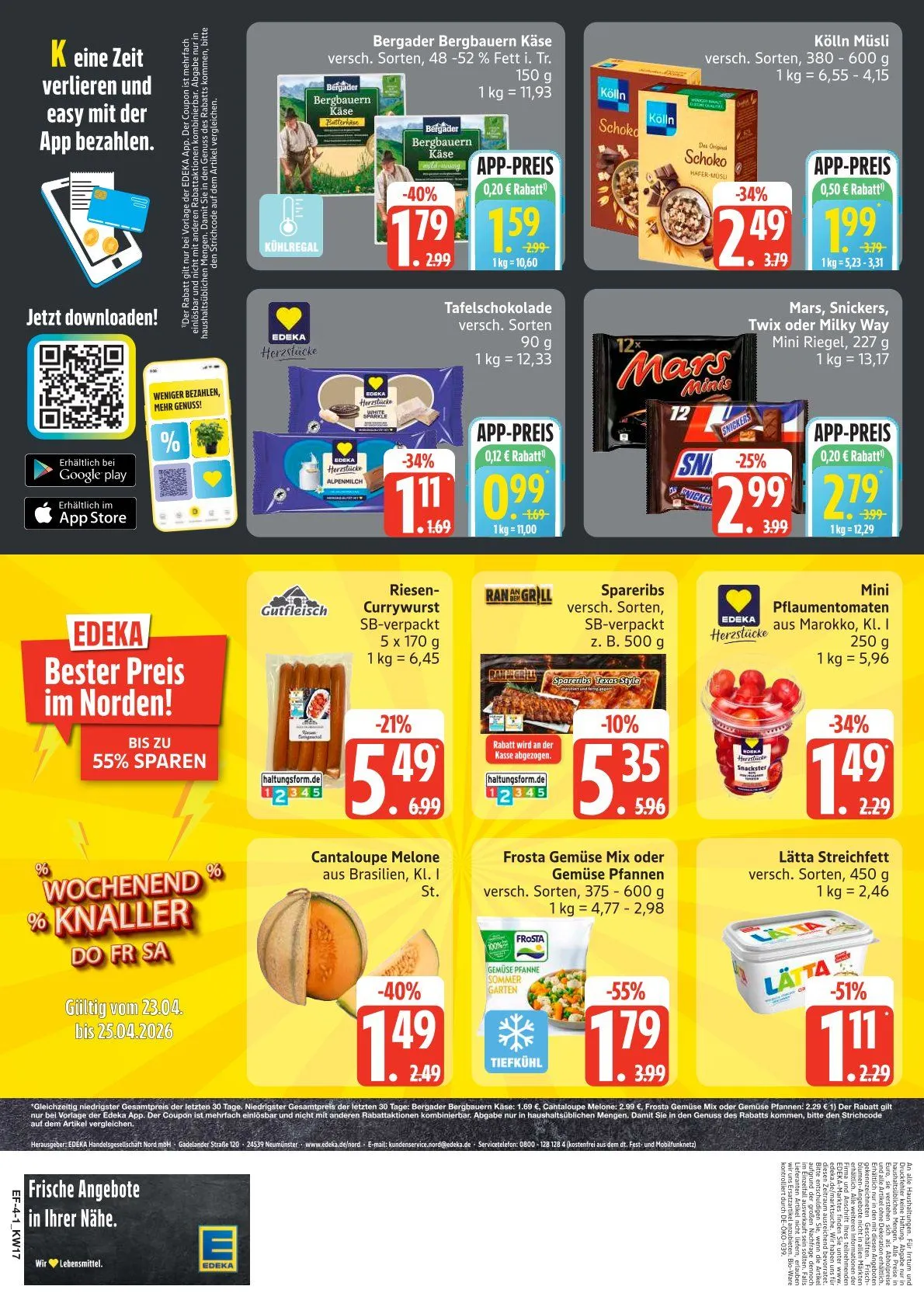 Edeka Prospekte von 20. April bis 25. April 2026 - Prospekt seite 4