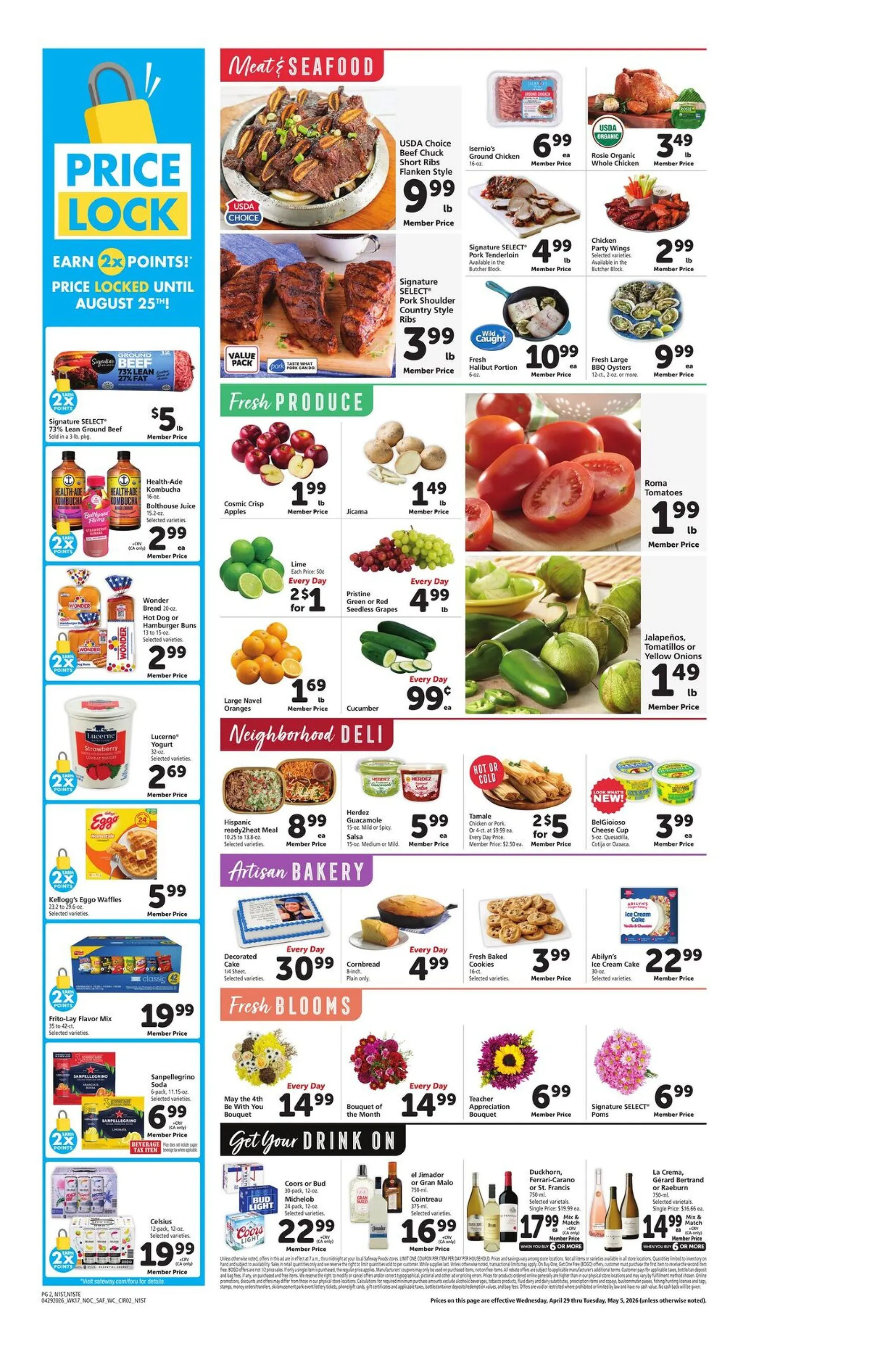 Safeway Sales from April 29 to May 5 2026 - flyer page 4
