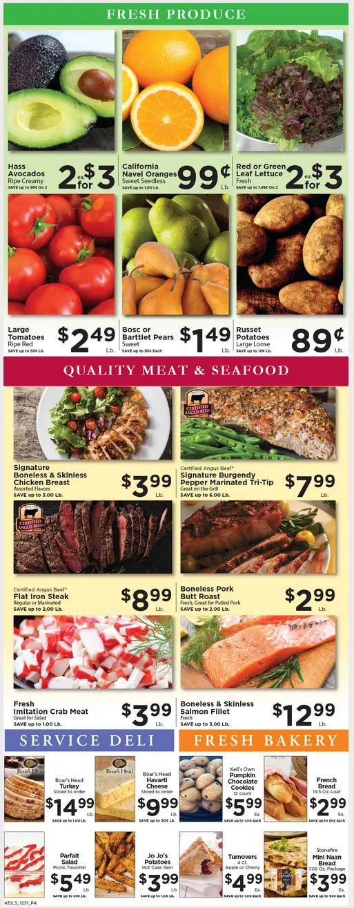 Weekly ad Keil's Fresh Food Stores Sales from December 31 to January 6 2026 - Page 4