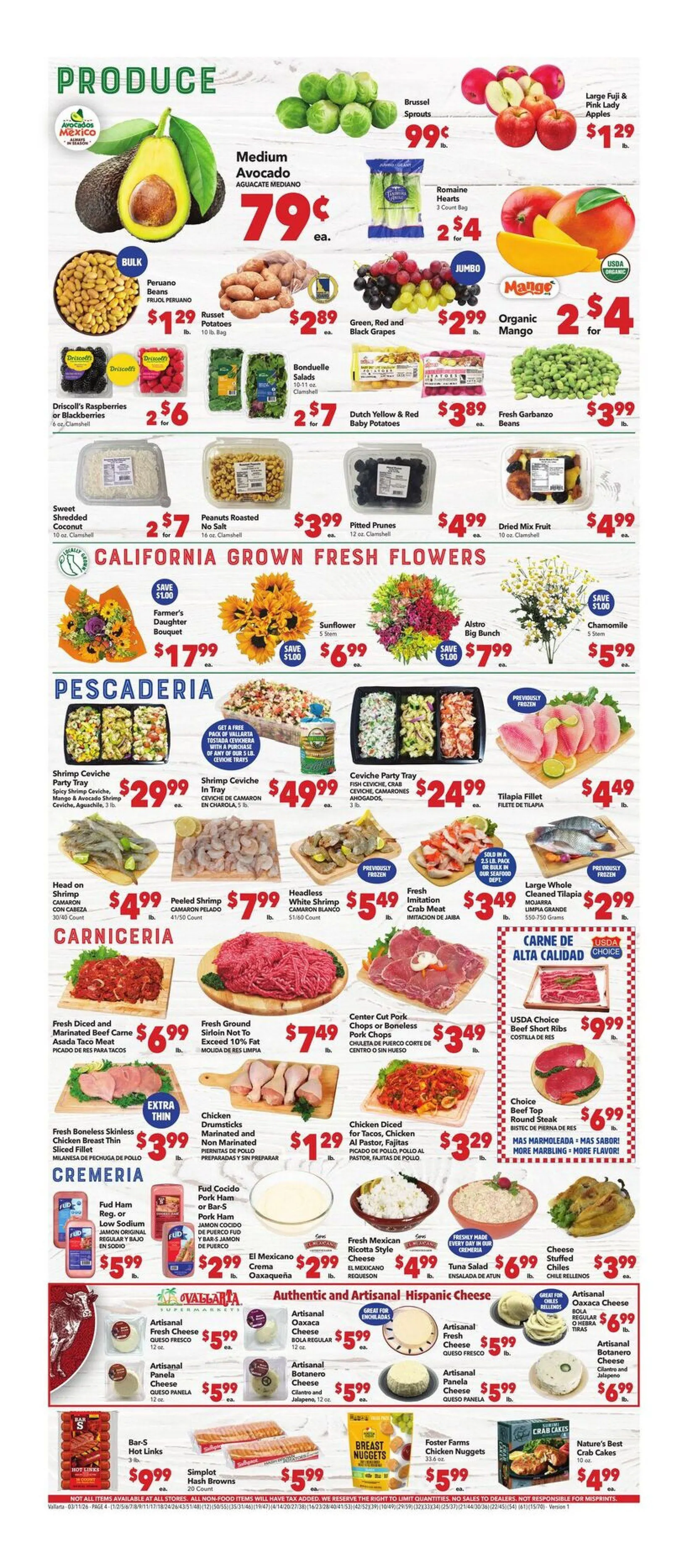 Weekly ad Vallarta weekly ads from March 11 to March 17 2026 - Page 4