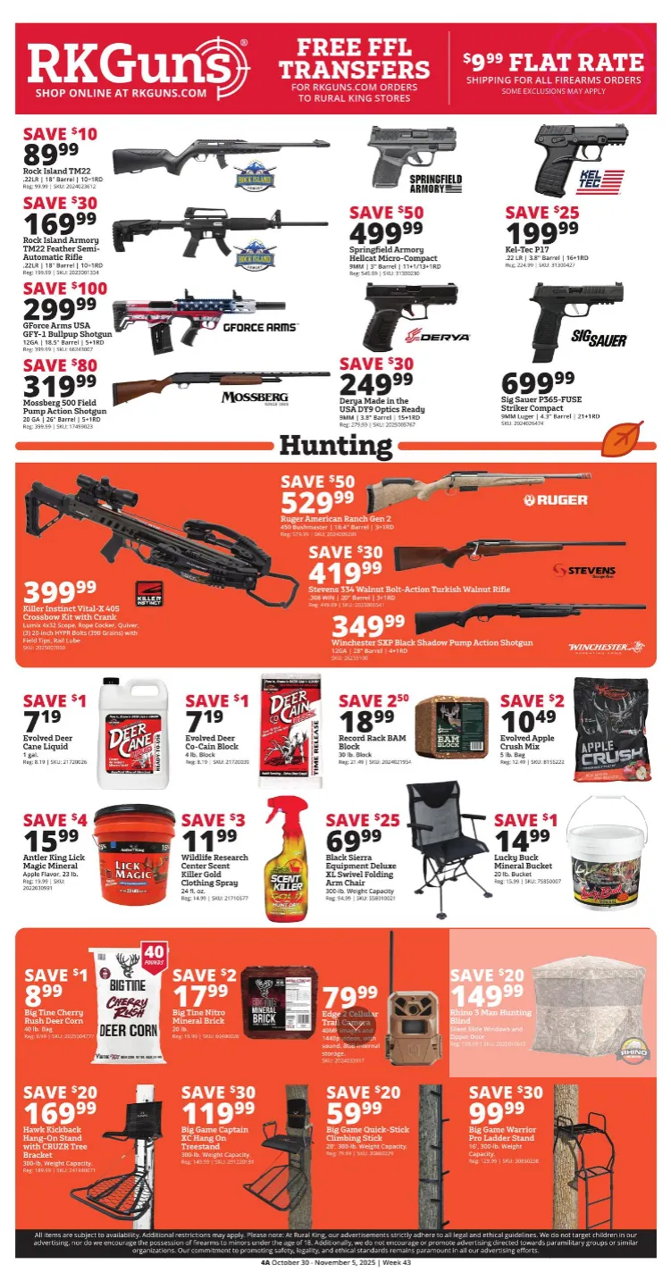 Weekly ad Rural King Sales from October 30 to November 5 2025 - Page 4