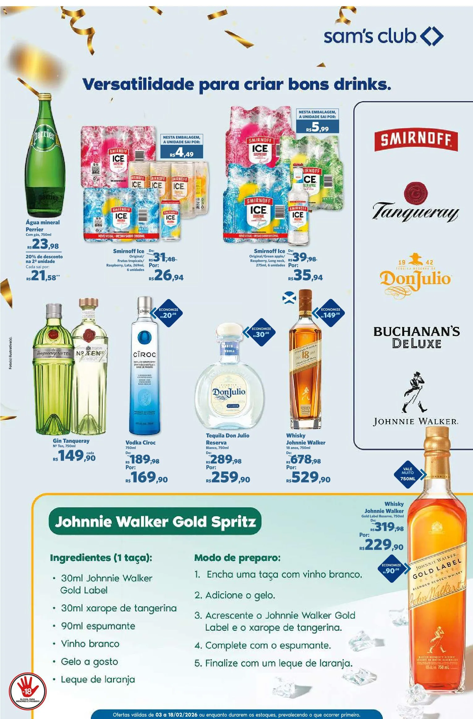 Encarte de Folhetos Sam's Club 3 de fevereiro até 18 de fevereiro 2026 - Pagina 4