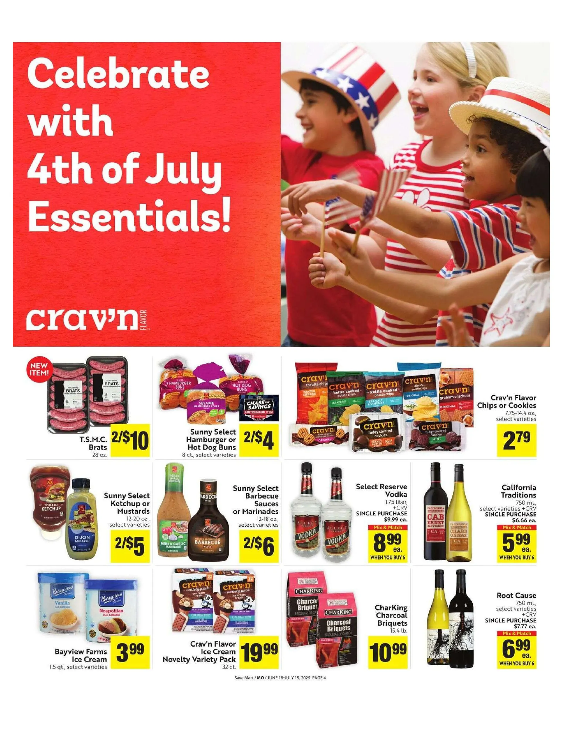 Weekly ad Save Mart Deals from June 18 to July 15 2025 - Page 4