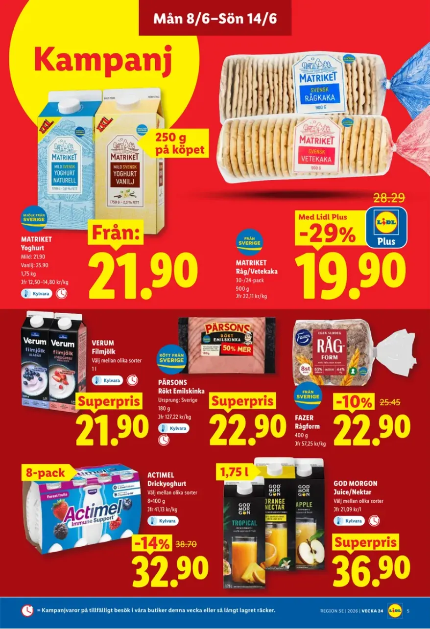 Lidl från 8 juni till 14 juni 2026 - Reklamblad sidor 4