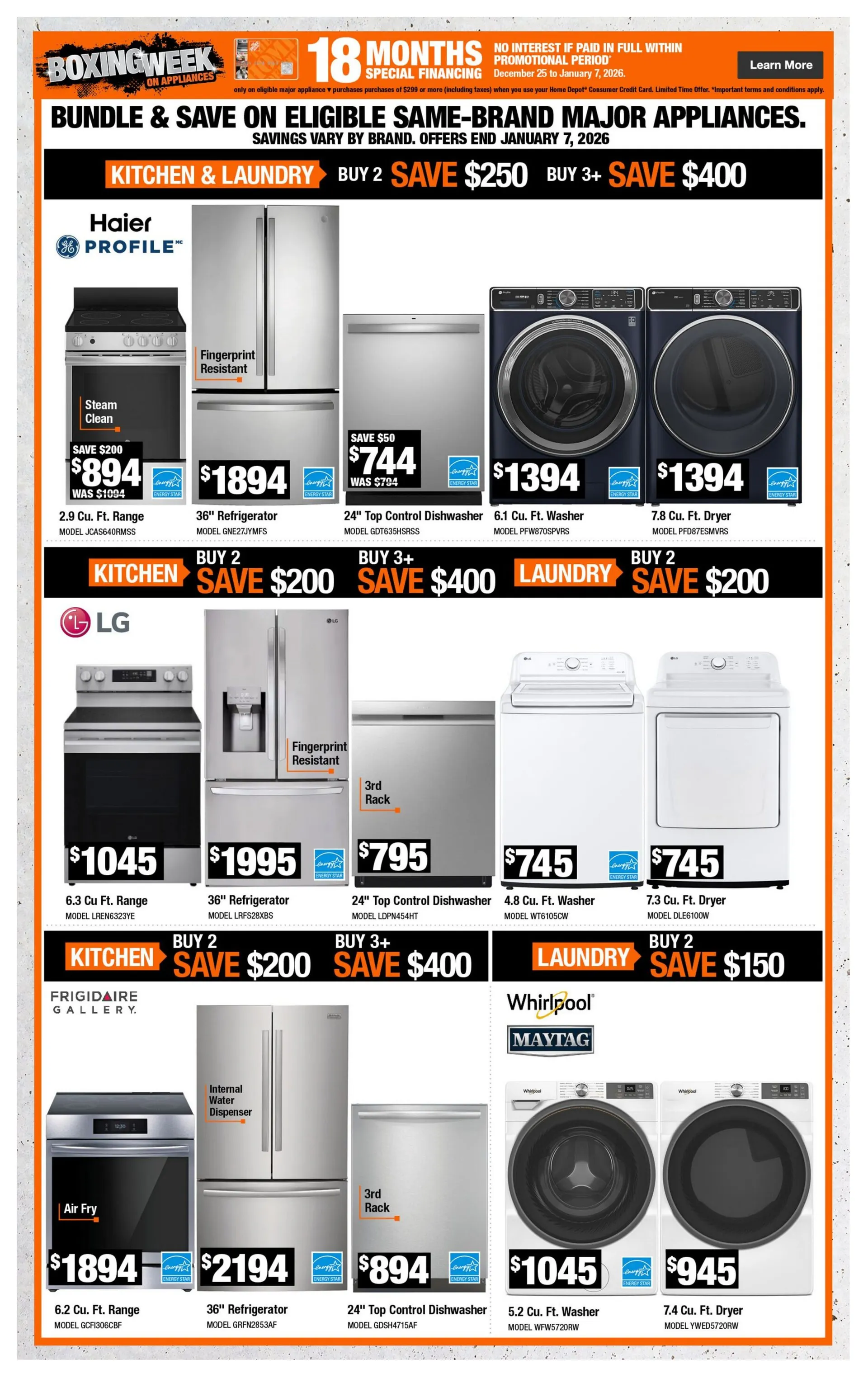 The Home Depot Sales from January 1 to January 14 2026 - flyer page 4