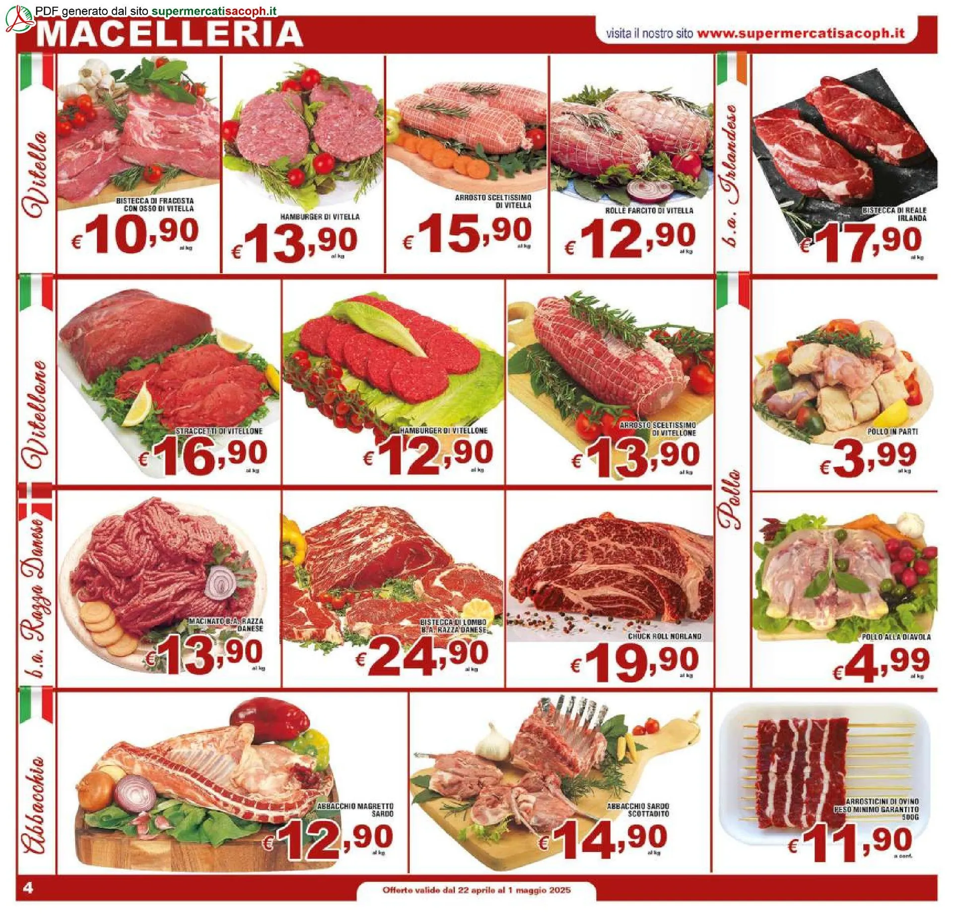 Volantini Sacoph da 22 aprile a 3 maggio di 2025 - Pagina del volantino 4