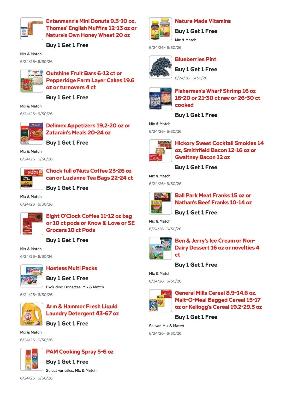 Weekly ad Winn Dixie Sales from June 24 to June 30 2026 - Page 4
