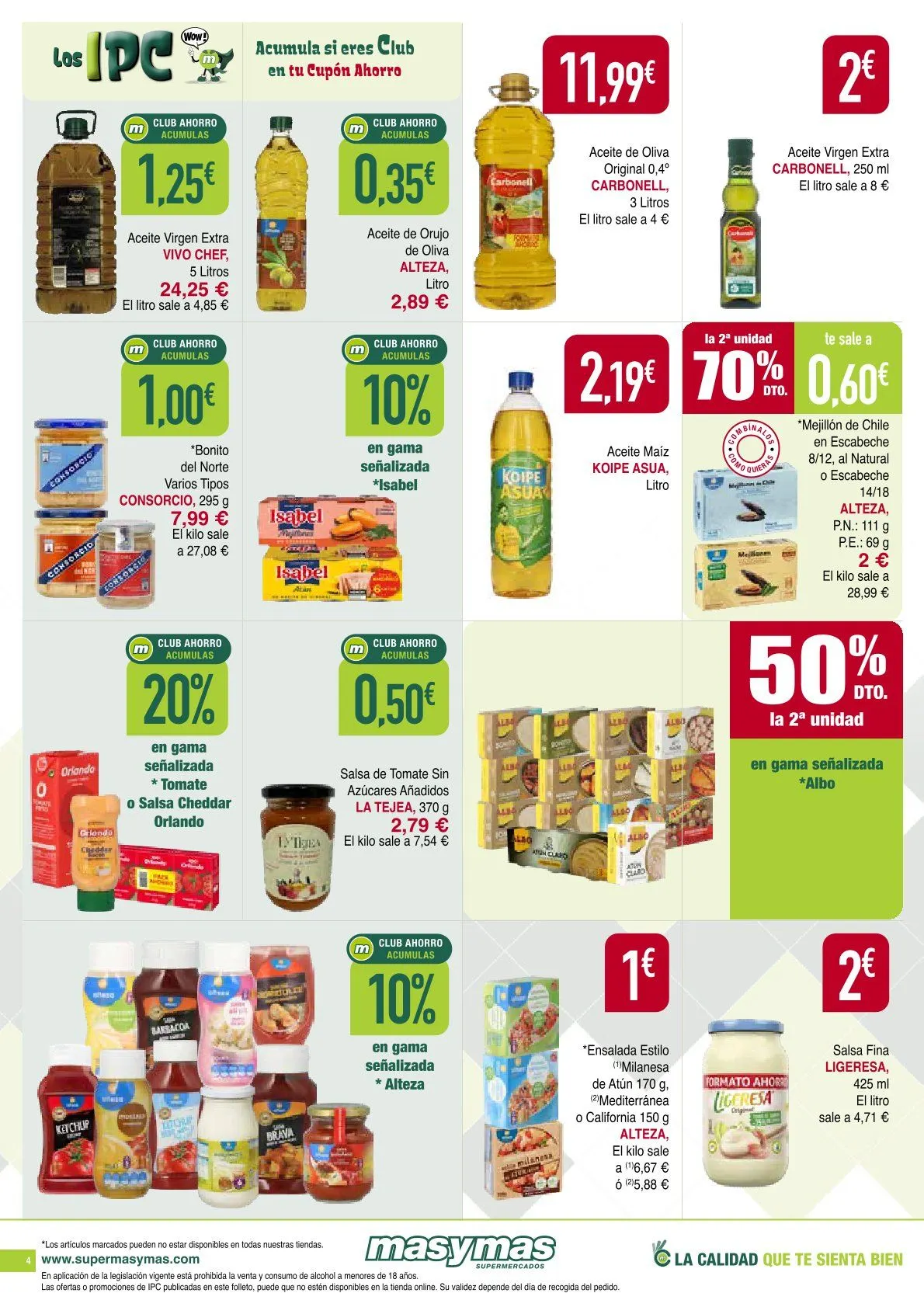 Catálogo de Supermercados Masymas Ofertas 26 de abril al 29 de abril 2026 - Página 4