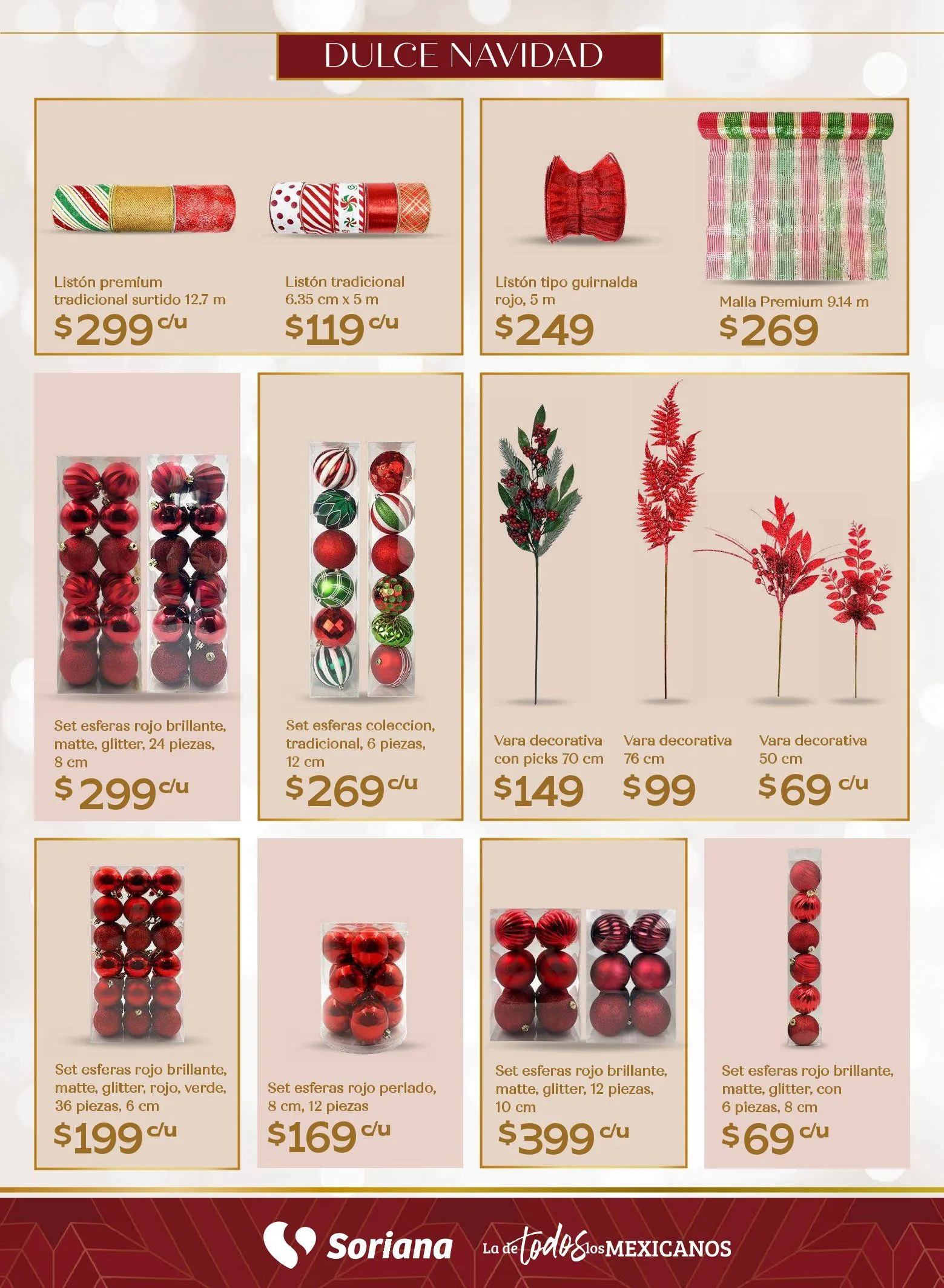 Catálogo de Soriana Decoración Navideña 25 de septiembre al 9 de noviembre 2025 - Pagina 4