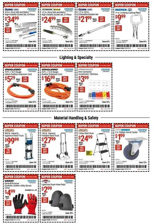 Weekly ad Harbor Freigh Sales from July 28 to August 17 2025 - Page 3