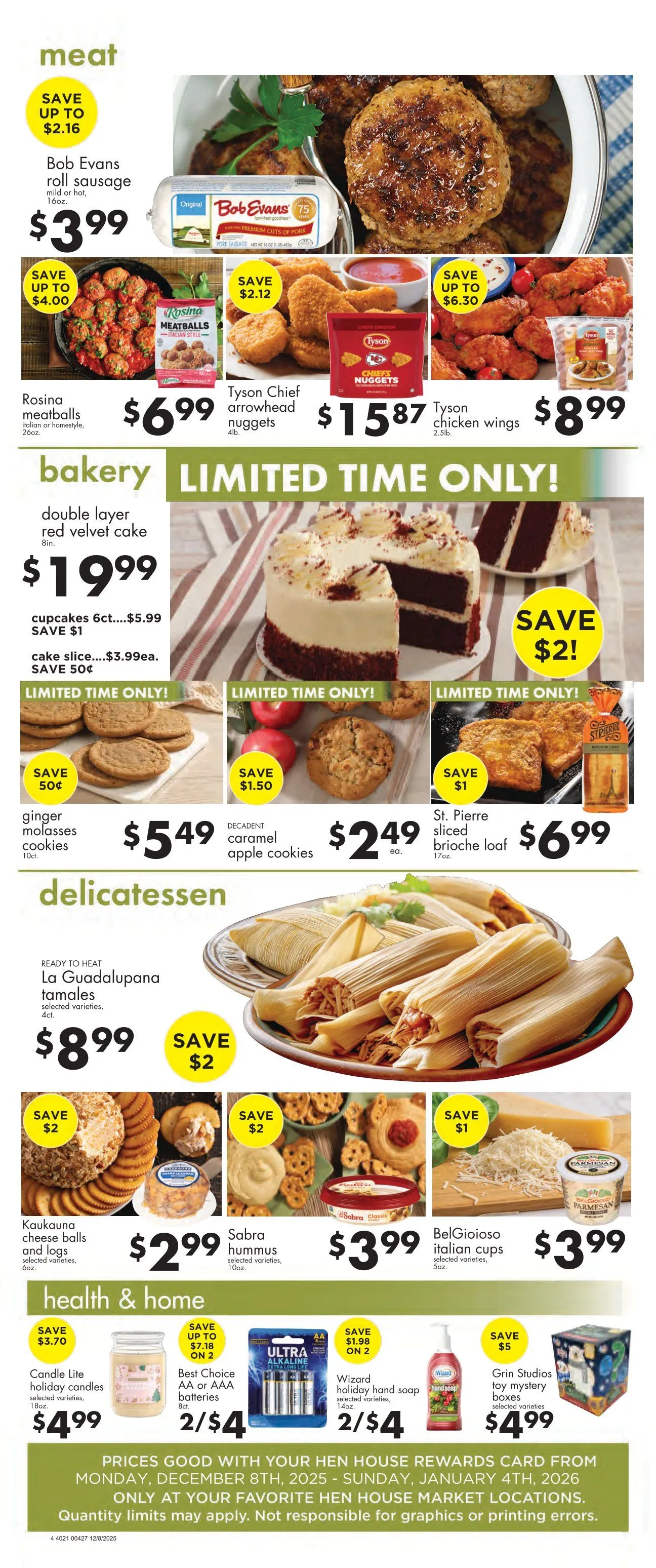 Weekly ad Hen House Sales from December 8 to January 4 2026 - Page 4
