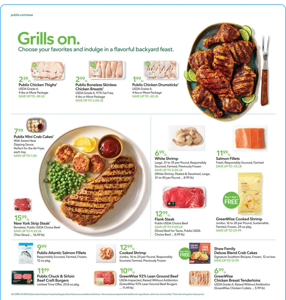 Weekly promotion Publix Sales spanning from May 27 to June 2 2026 - Page 4 for Catalogue 365