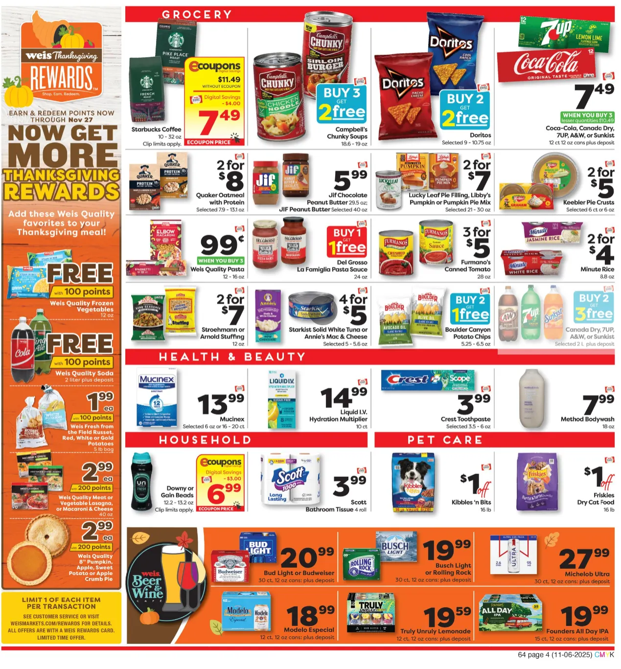 Weekly ad Weis Sales from November 6 to November 12 2025 - Page 4