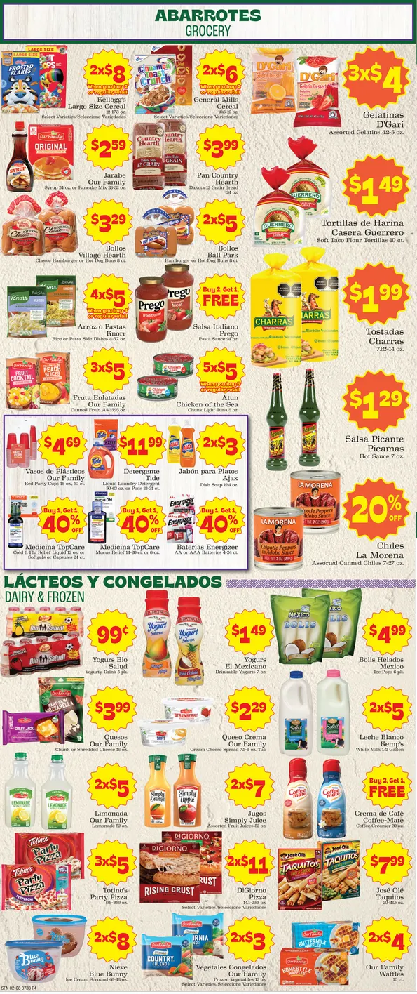 Weekly ad Supermercado Nuestra Familia Sales from February 8 to February 14 2026 - Page 4