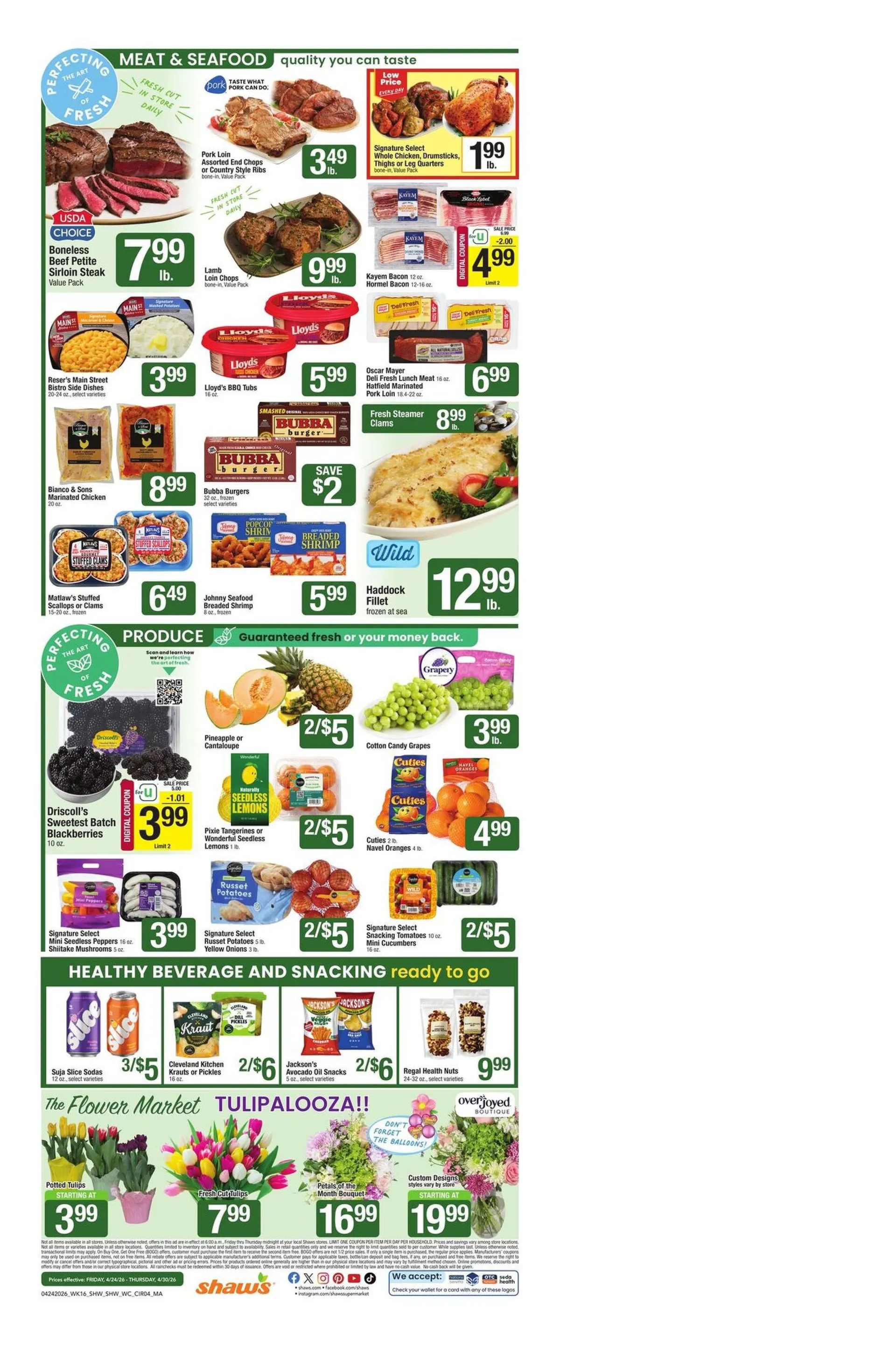 Weekly promotion Shaw's Sales spanning from April 24 to April 30 2026 - Page 4 for Catalogue 365