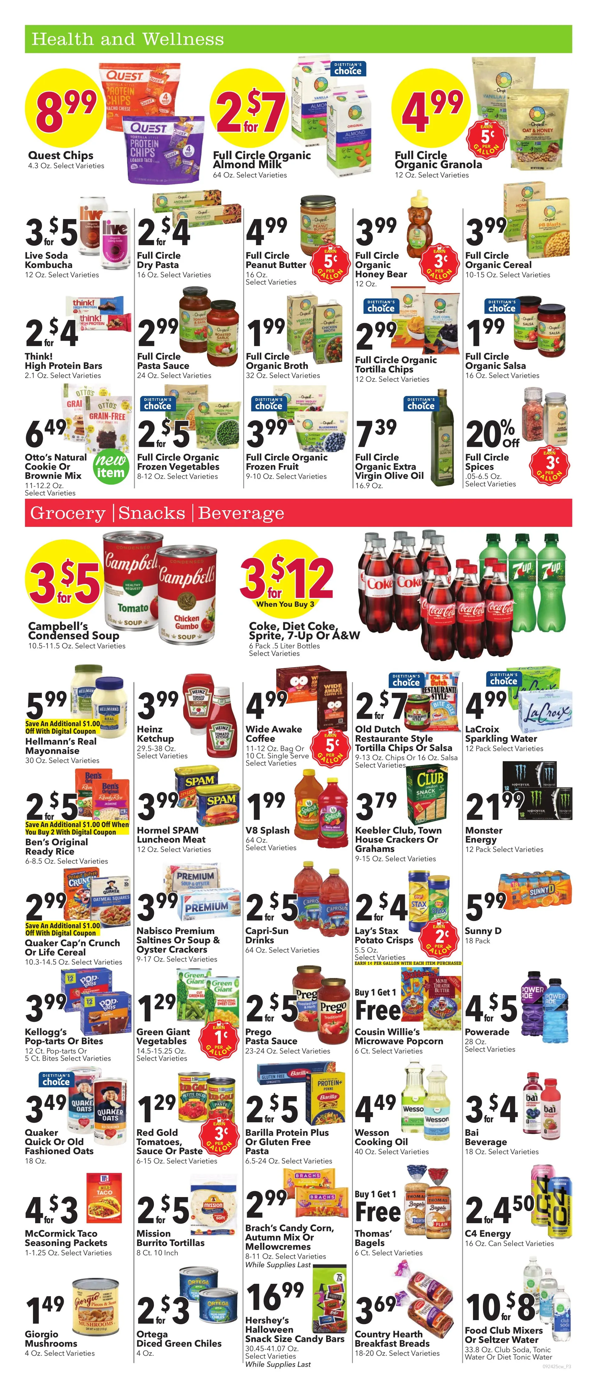 Weekly ad Cash Wise Sales from September 24 to October 1 2025 - Page 3