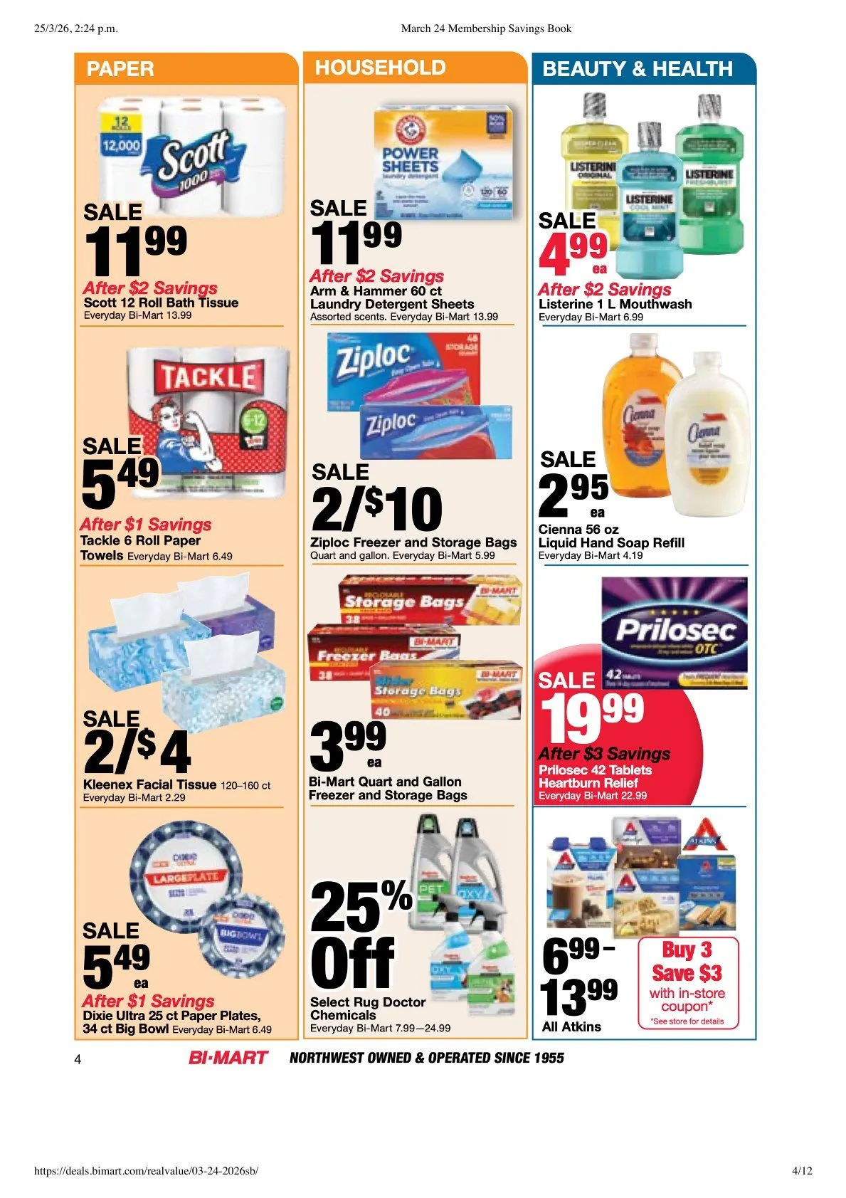Weekly ad Bi-Mart Sales from March 25 to April 13 2026 - Page 4