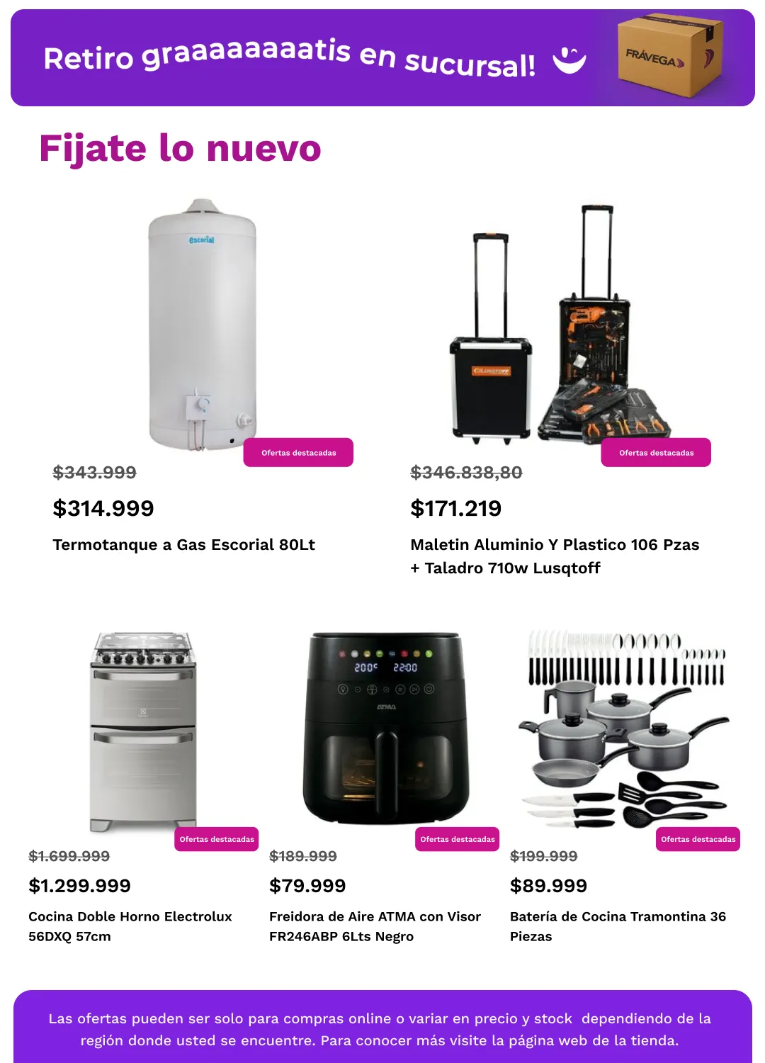 Ofertas de  Frávega Ofertas 18 de mayo al 1 de junio 2026 - Página 4 del catálogo