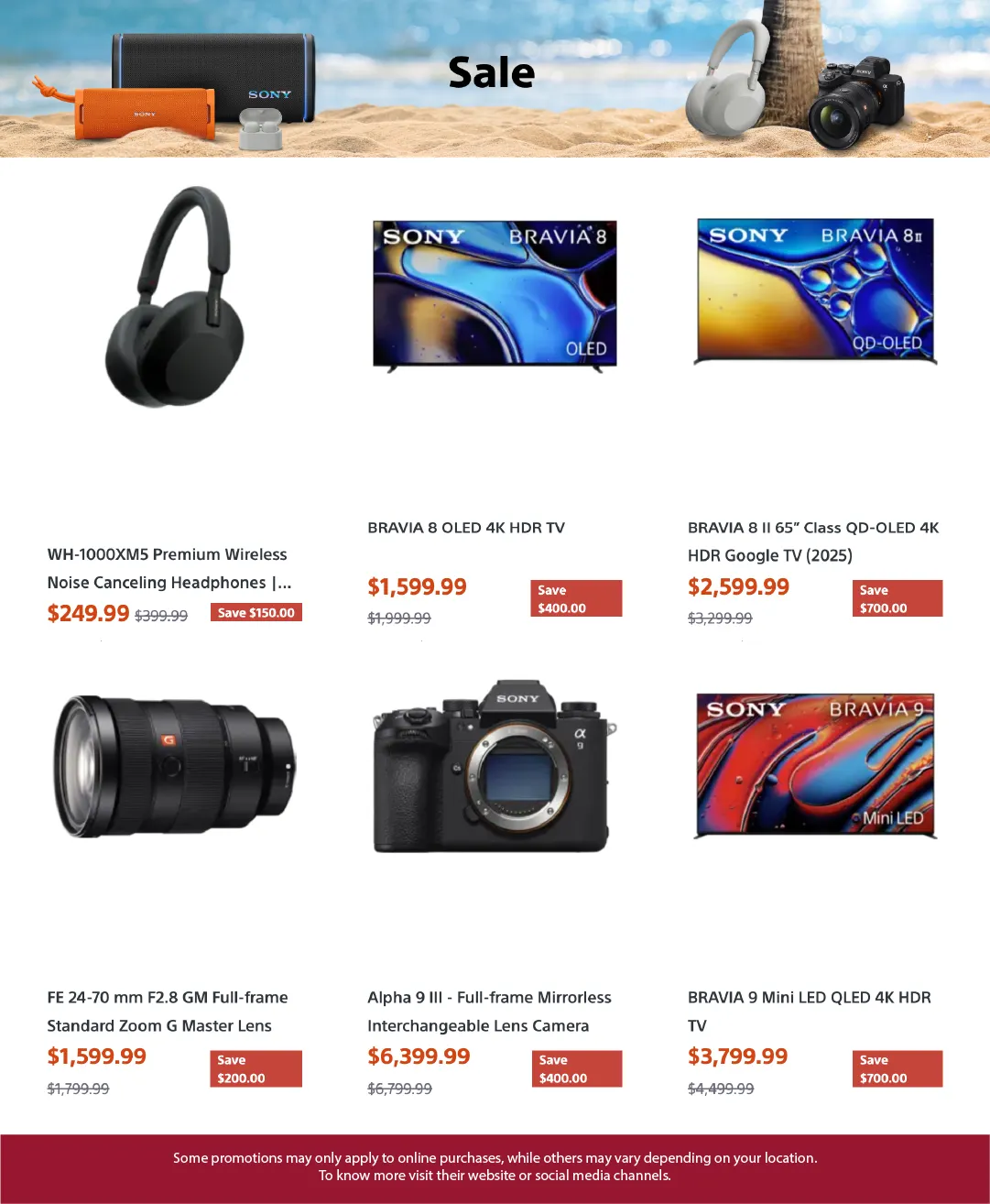 Weekly ad  Sony Sales from May 29 to June 17 2026 - Page 3