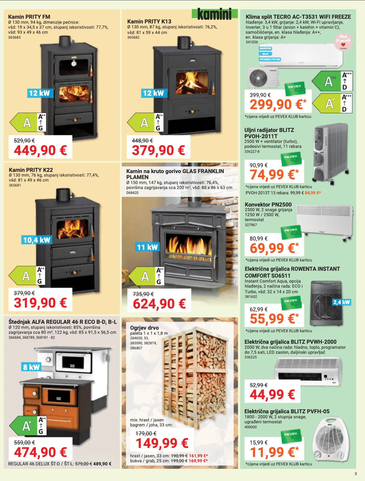 Katalog Najnovije ponude trgovine Pevex od 23. listopada do 17. studenoga 2025. - Pregled Stranica 3
