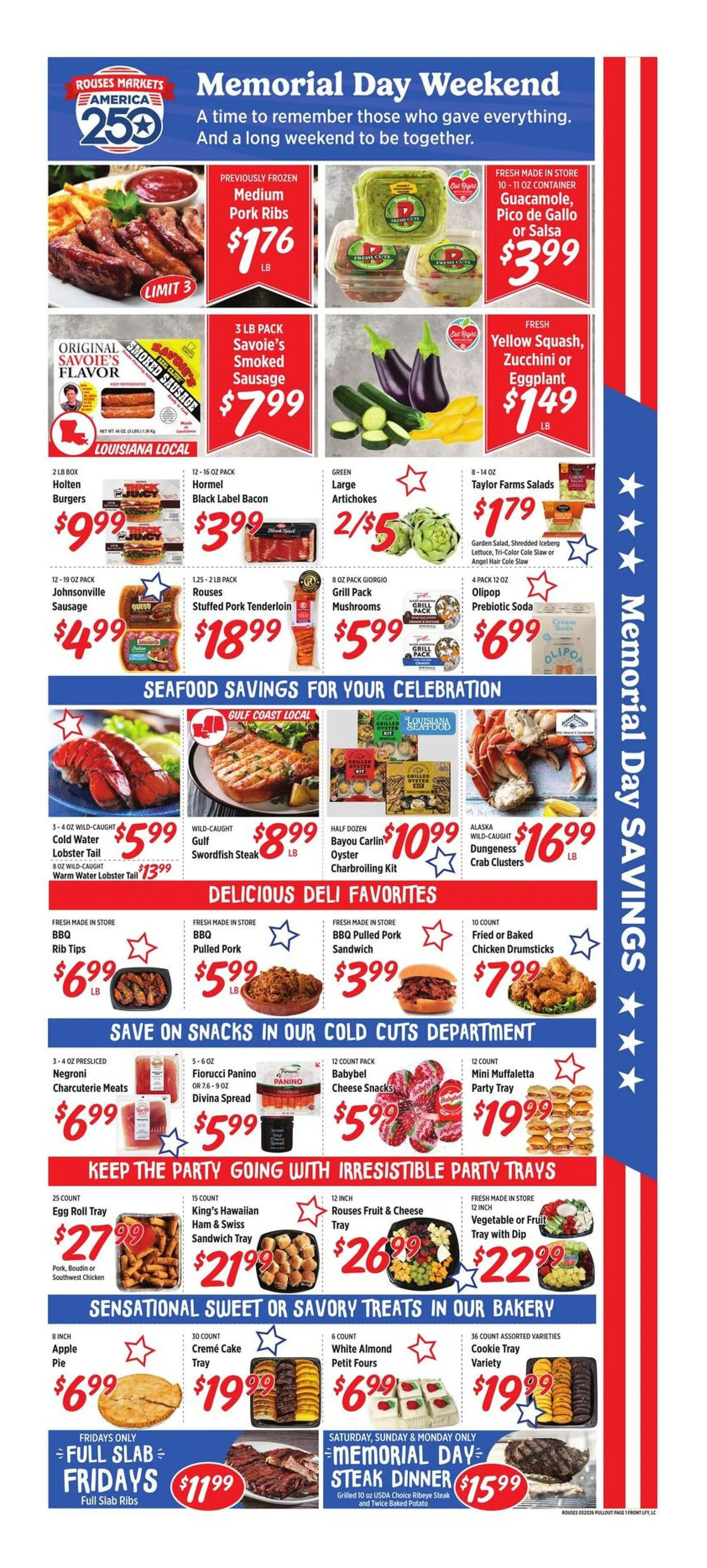 Weekly promotion Rouses Markets Sales spanning from May 20 to May 27 2026 - Page 4 for Catalogue 365