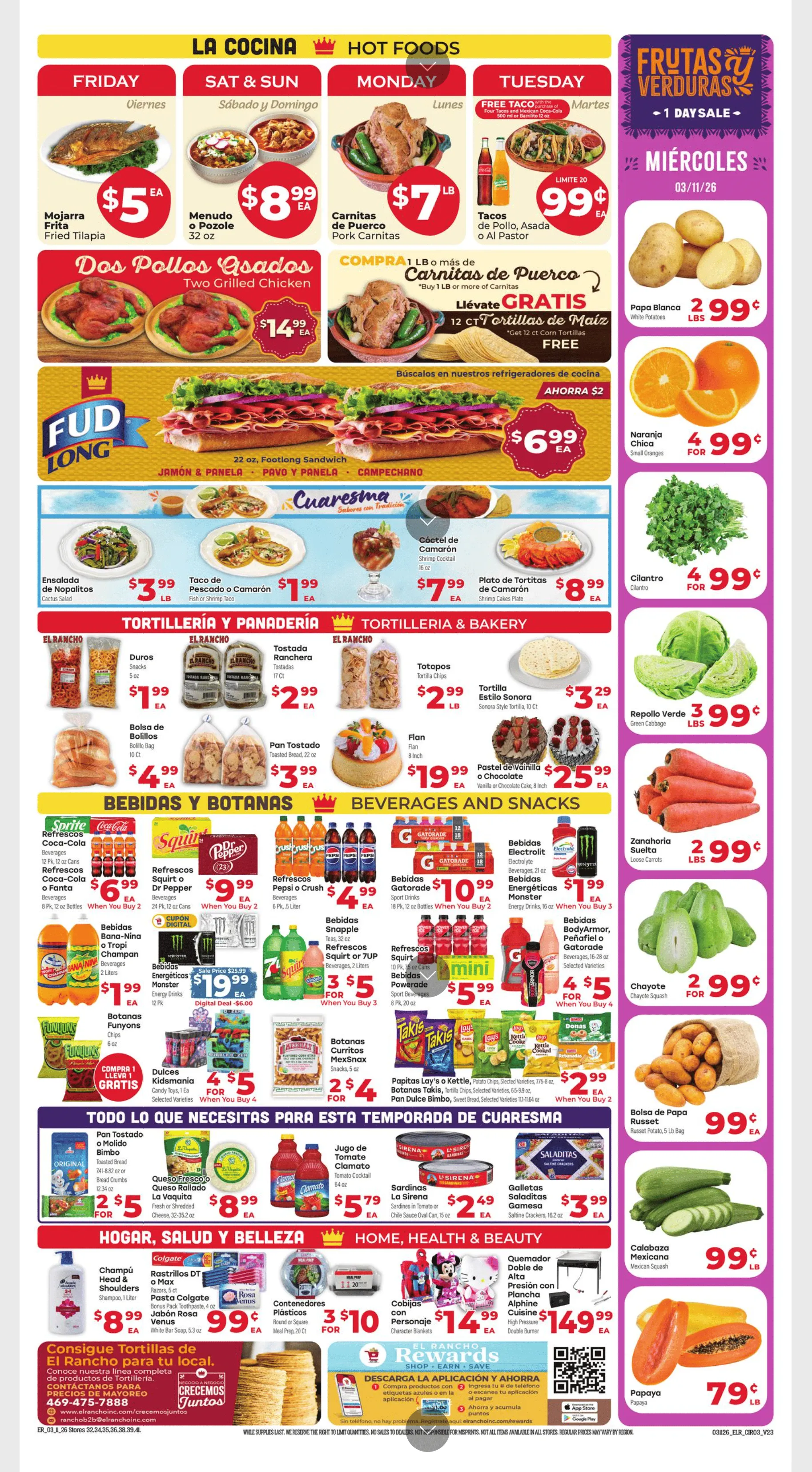 Weekly ad El Rancho weekly ads from March 11 to March 17 2026 - Page 3