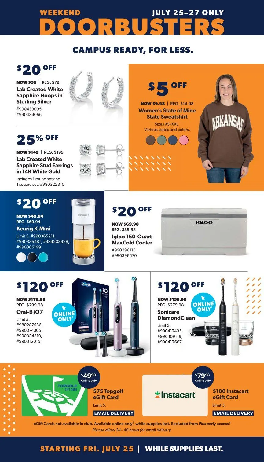 Weekly ad Sam's Club Sales from July 23 to August 17 2025 - Page 4
