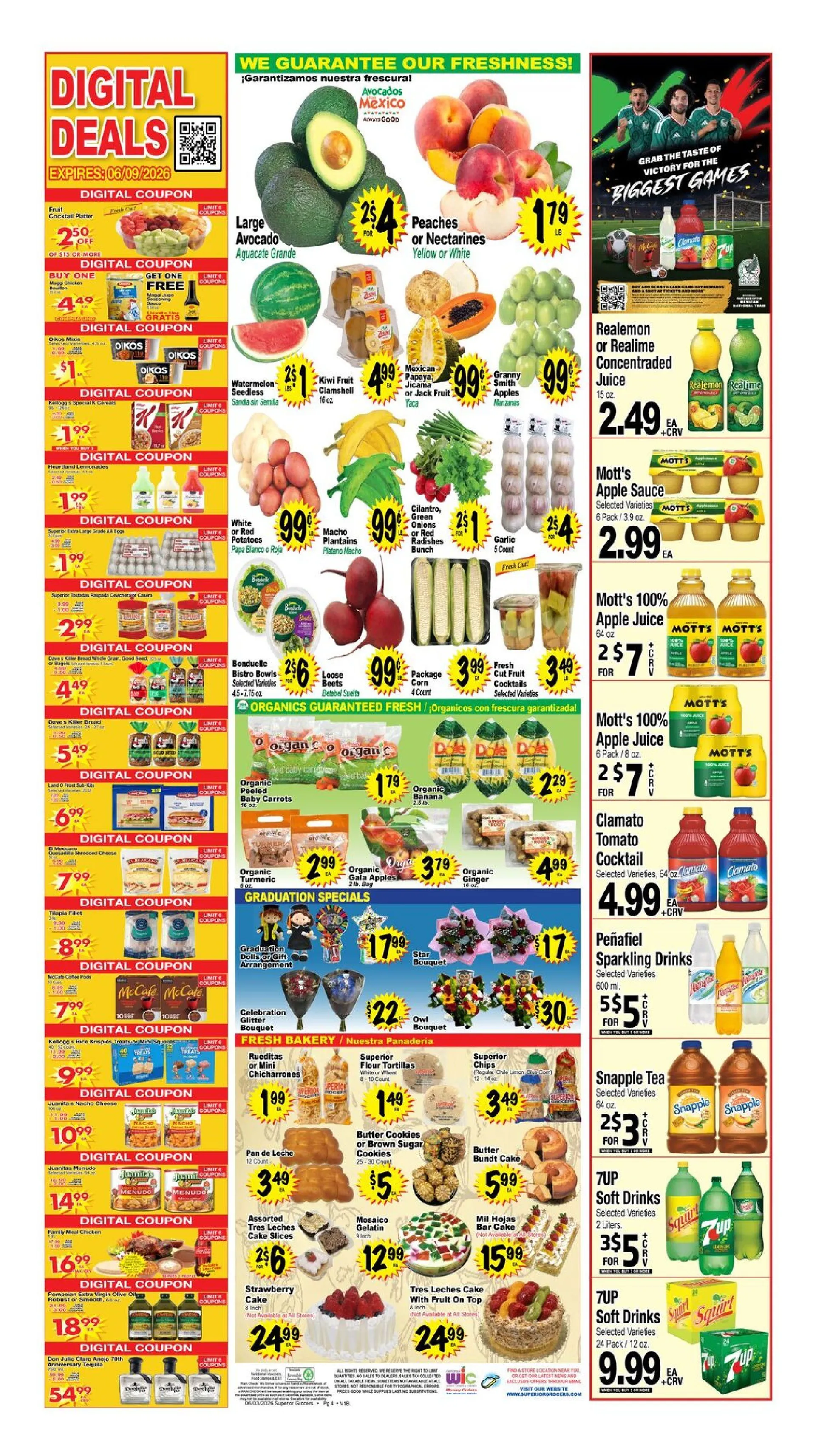 Weekly promotion Superior Grocers Sales spanning from June 3 to June 9 2026 - Page 4 for Catalogue 365