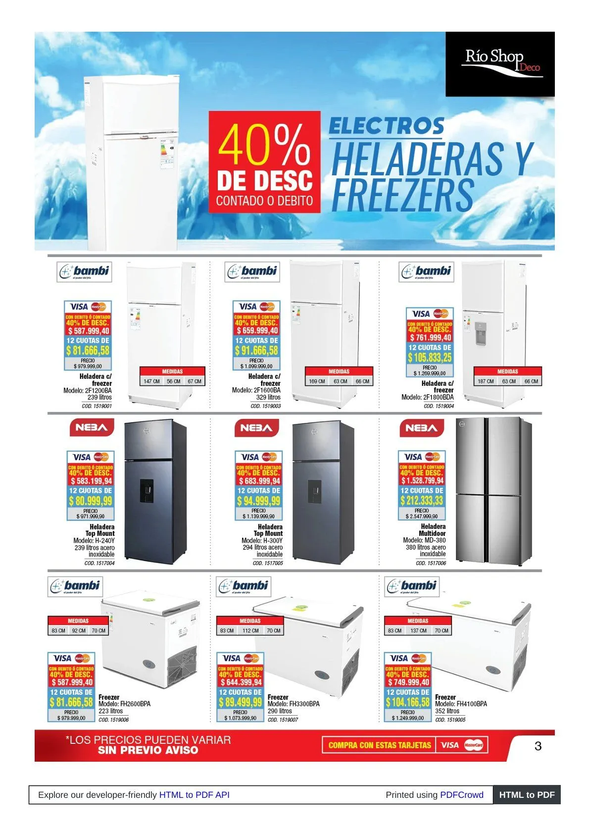 Ofertas de Ofertas Río Shop Deco 30 de marzo al 30 de abril 2026 - Página 3 del catálogo