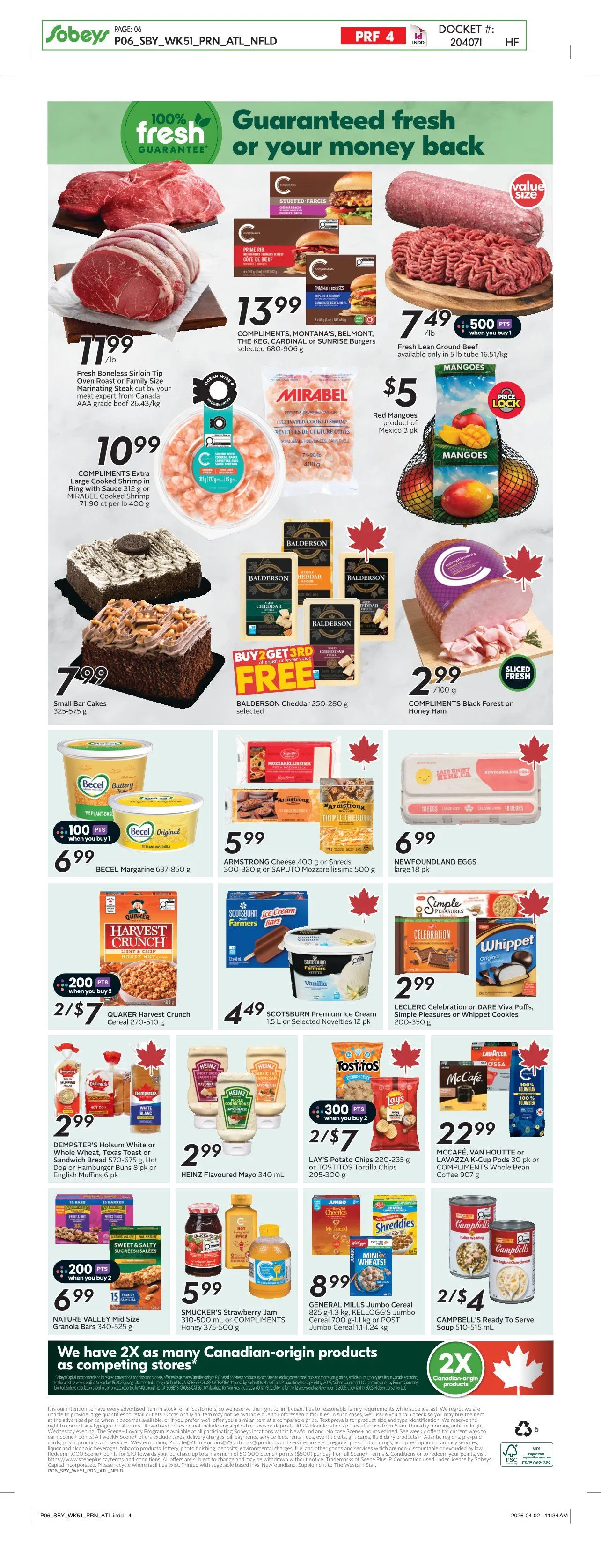 Sobeys Sales from April 16 to April 22 2026 - flyer page 4