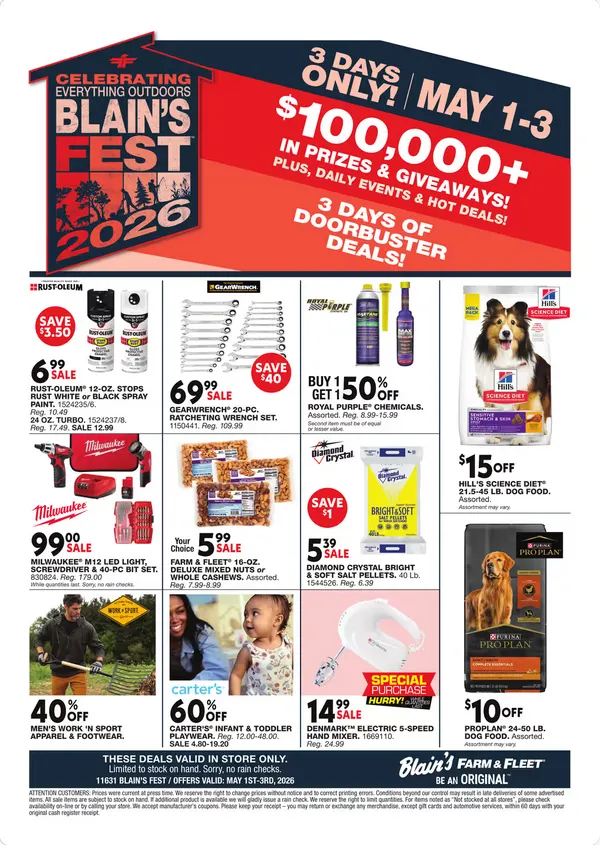 Weekly ad Blain's Farm & Fleet Sales from April 30 to May 10 2026 - Page 4