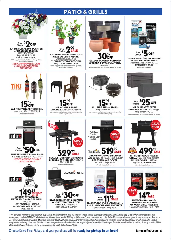 Weekly promotion Blain's Farm & Fleet Sales spanning from May 21 to May 31 2026 - Page 4 for Catalogue 365