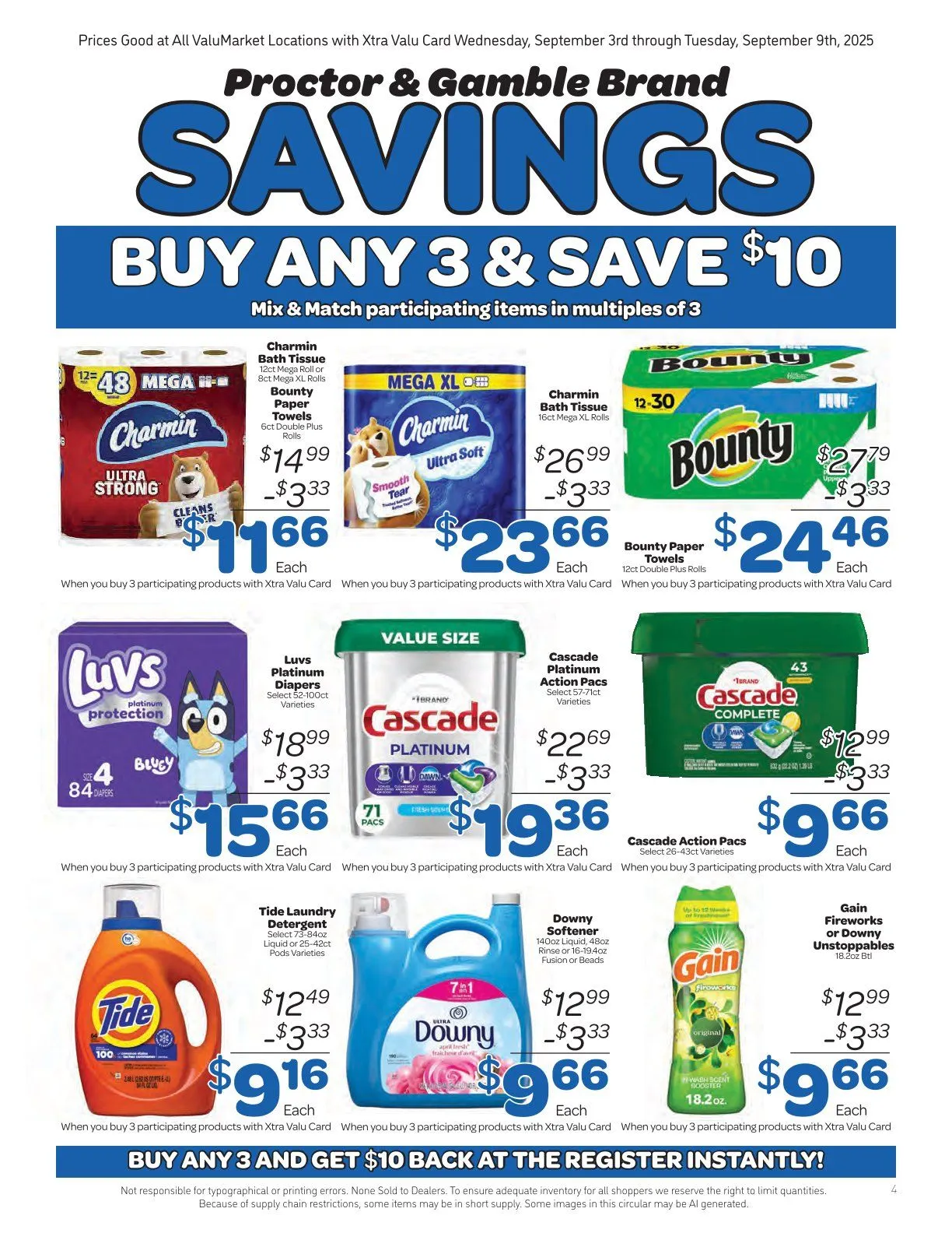 Weekly ad ValuMarket Sales from September 3 to September 10 2025 - Page 4