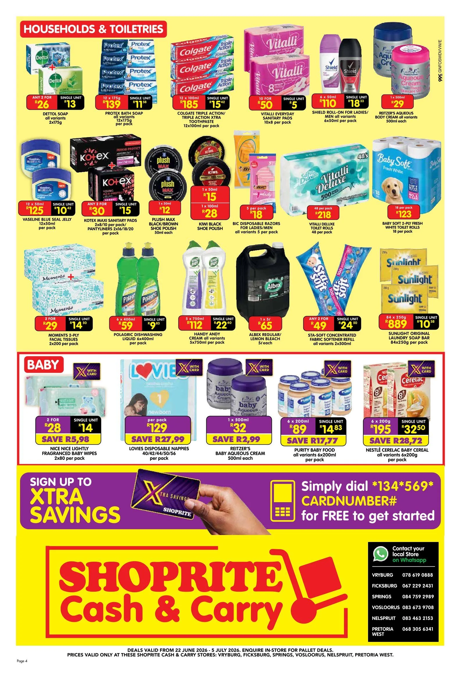 Shoprite Sales from 22 June to 5 July 2026 - Catalogue Page 4