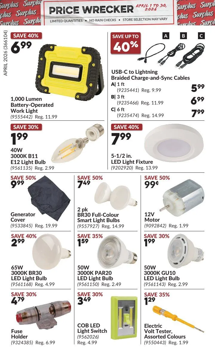 Princess Auto Sales from April 1 to April 30 2026 - flyer page 4