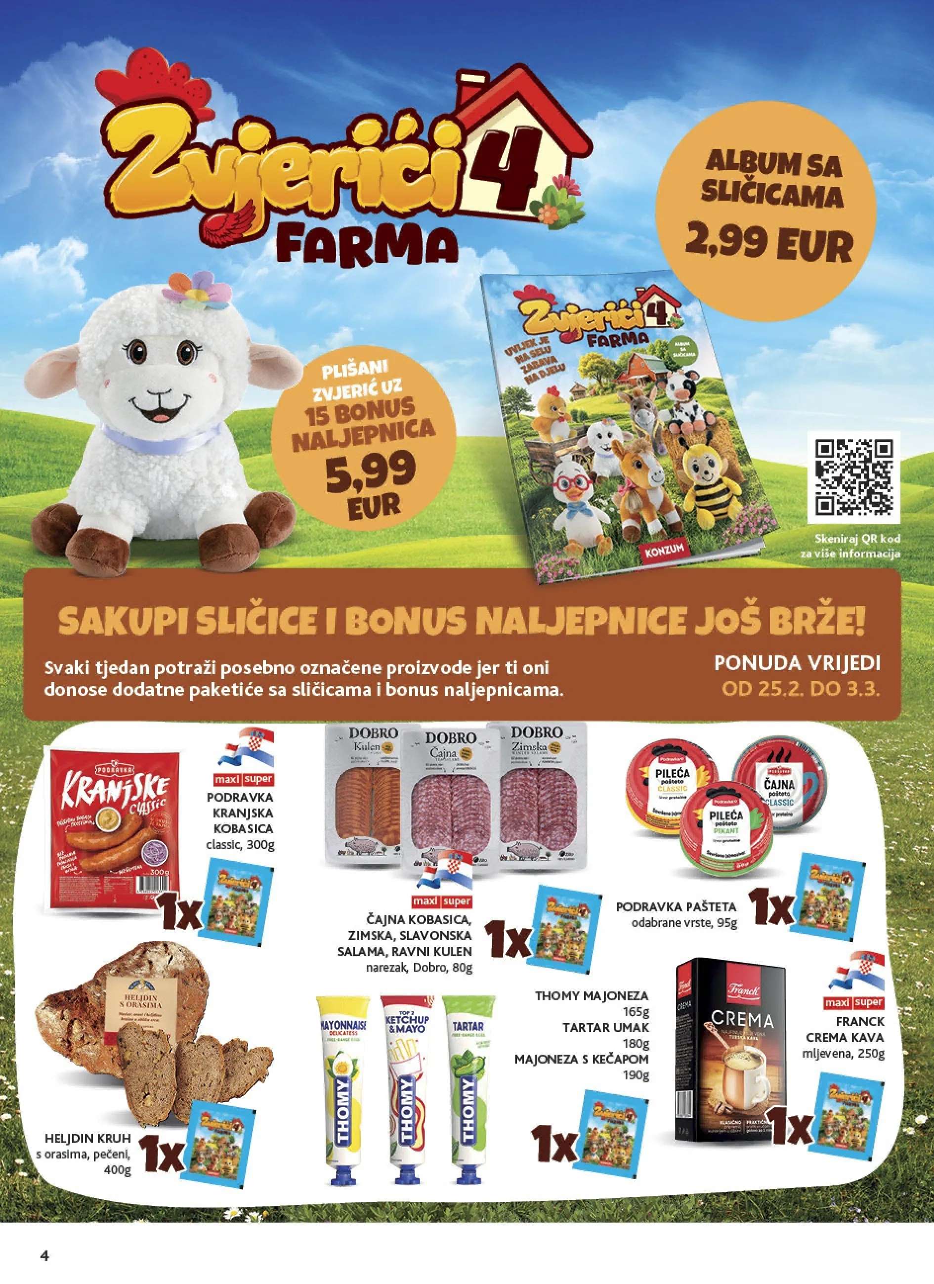 Katalog Konzum od 25. veljače do 3. ožujka 2026. - Pregled Stranica 4