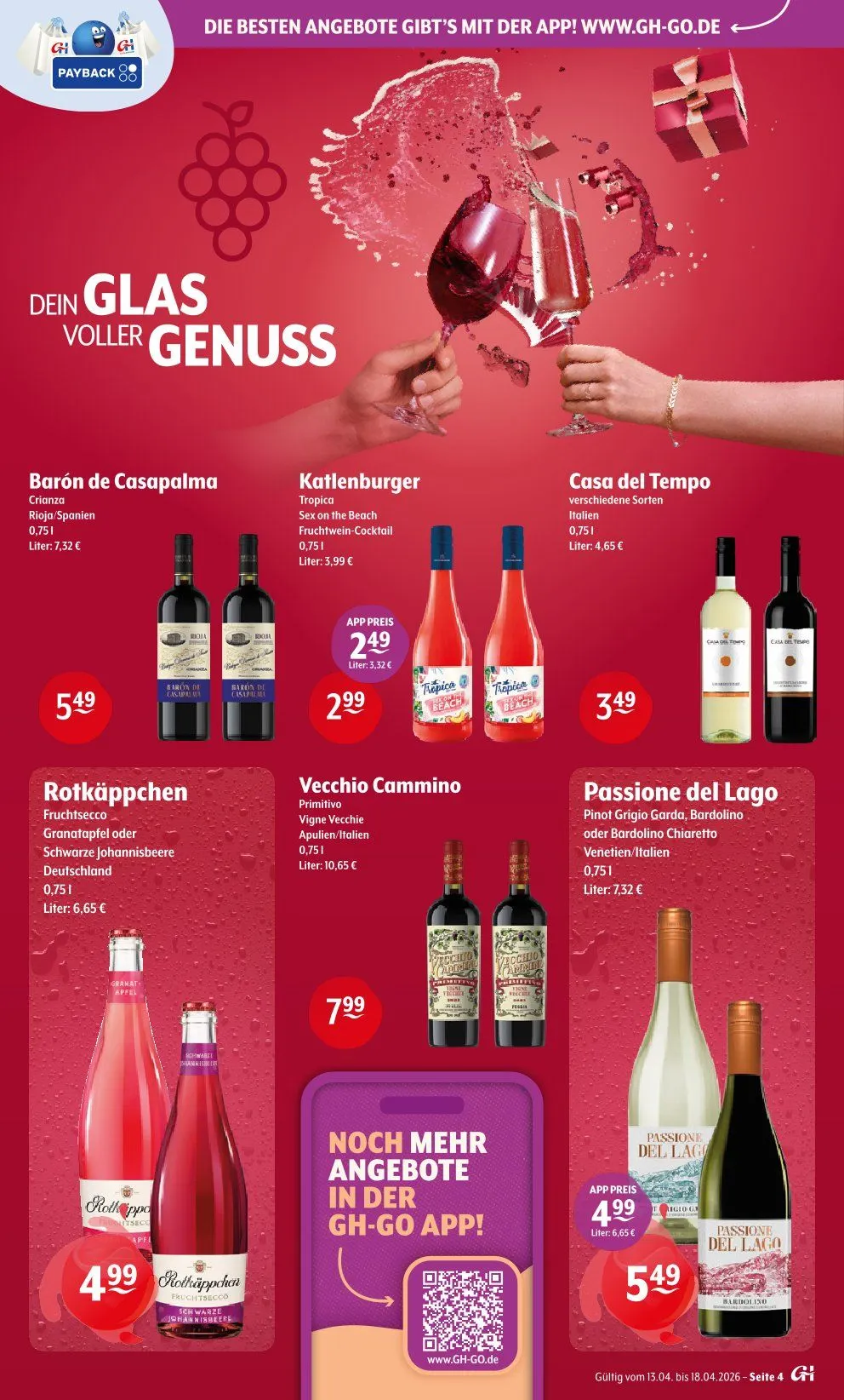 Trink und Spare Angebote von 13. April bis 18. April 2026 - Prospekt seite 4