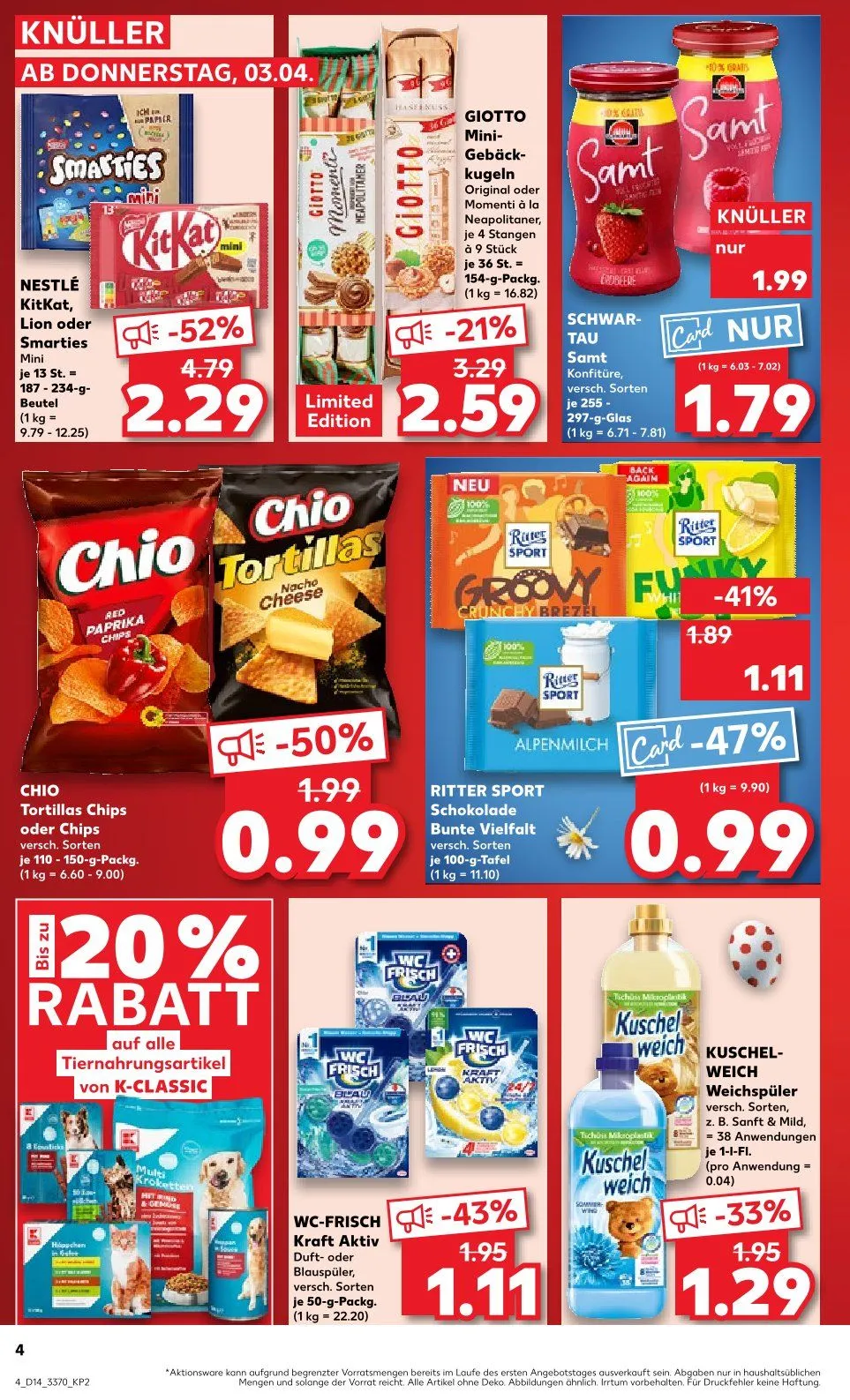 Kaufland Prospekt von 3. April bis 9. April 2025 - Prospekt seite 4