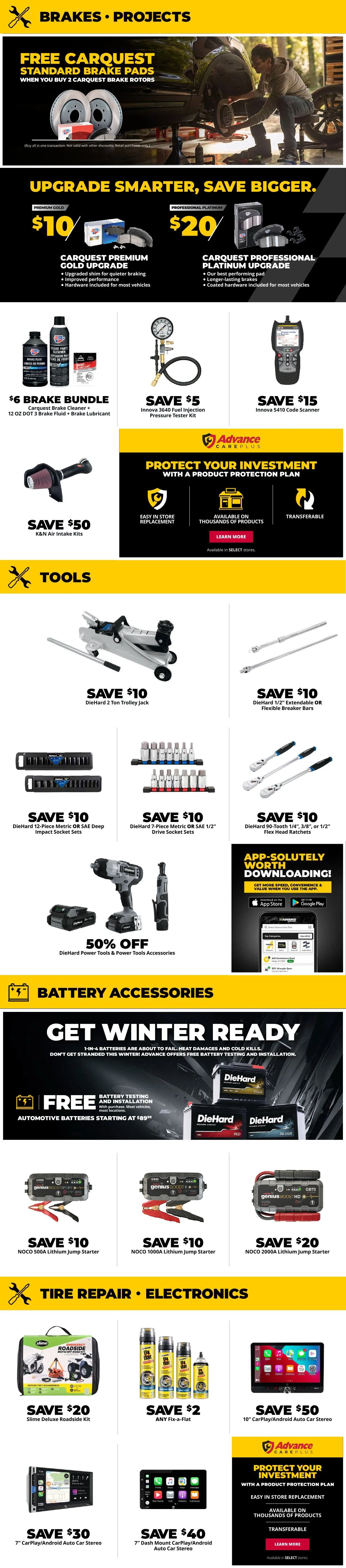Weekly ad Advance Auto Parts Sales from October 30 to November 26 2025 - Page 4