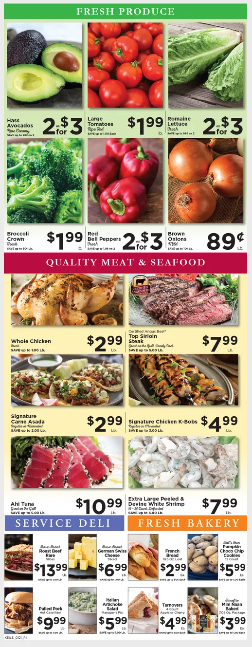 Weekly ad Keil's Fresh Food Stores Sales from January 21 to January 27 2026 - Page 4