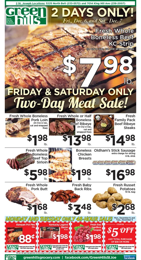 Weekly ad Green Hills Grocery  Sales from December 3 to December 9 2025 - Page 4