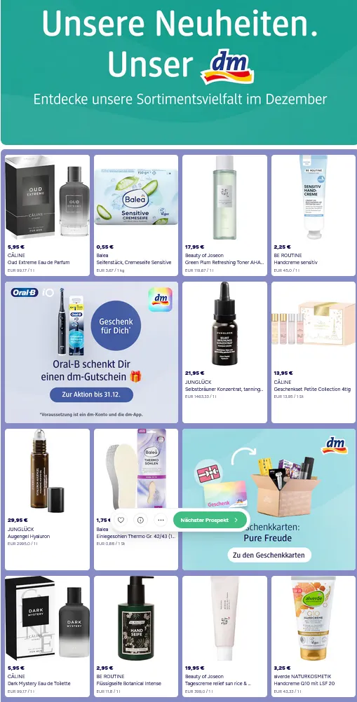 Dm Drogerie Sales von 1. Dezember bis 15. Dezember 2025 - Prospekt seite 4