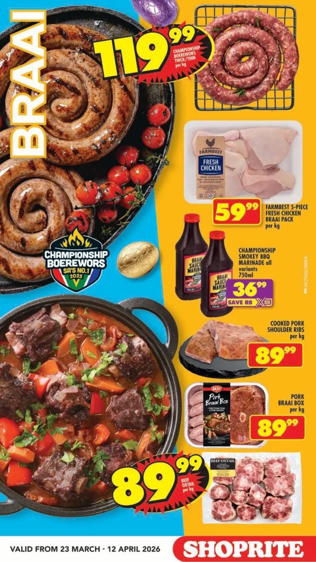  Shoprite Sales from 23 March to 12 April 2026 - Catalogue Page 4