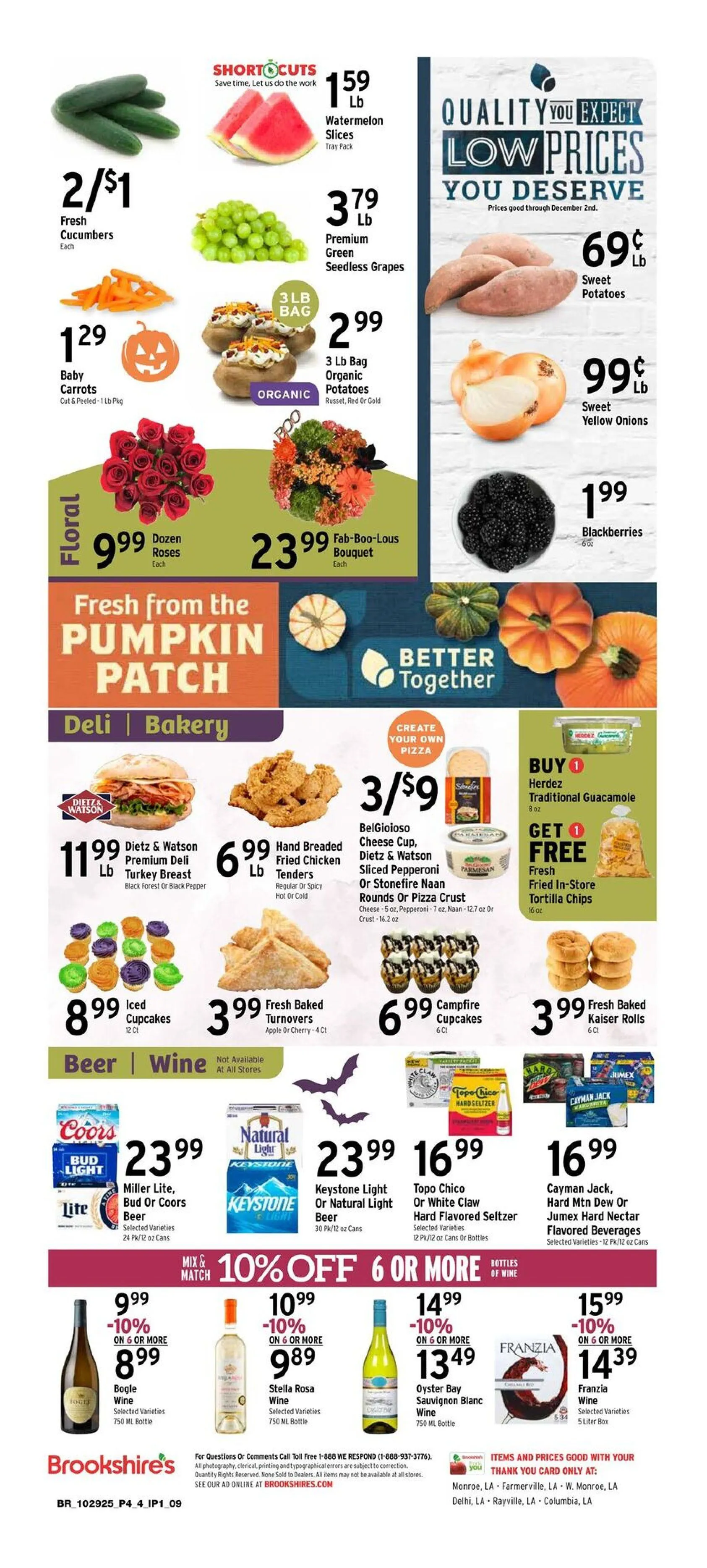 Weekly ad Brookshires Sales from October 29 to November 4 2025 - Page 4