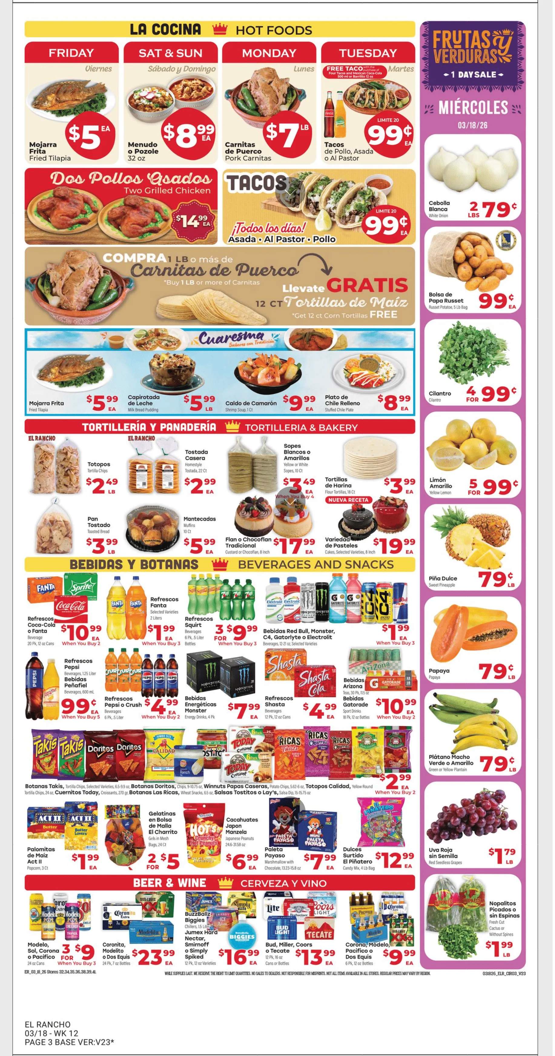 Weekly ad El Rancho weekly ads from March 18 to March 24 2026 - Page 3