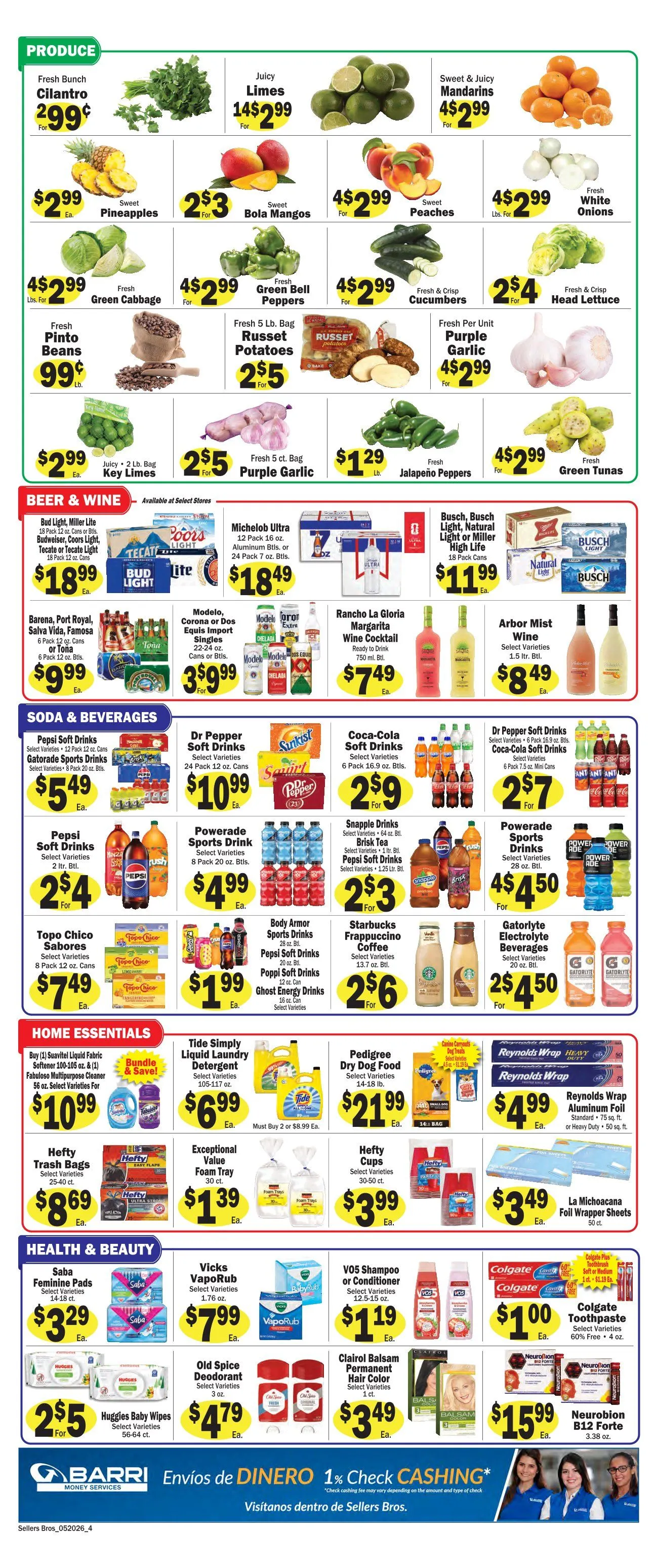 Weekly ad Sellers Bros Sales from May 20 to May 26 2026 - Page 4